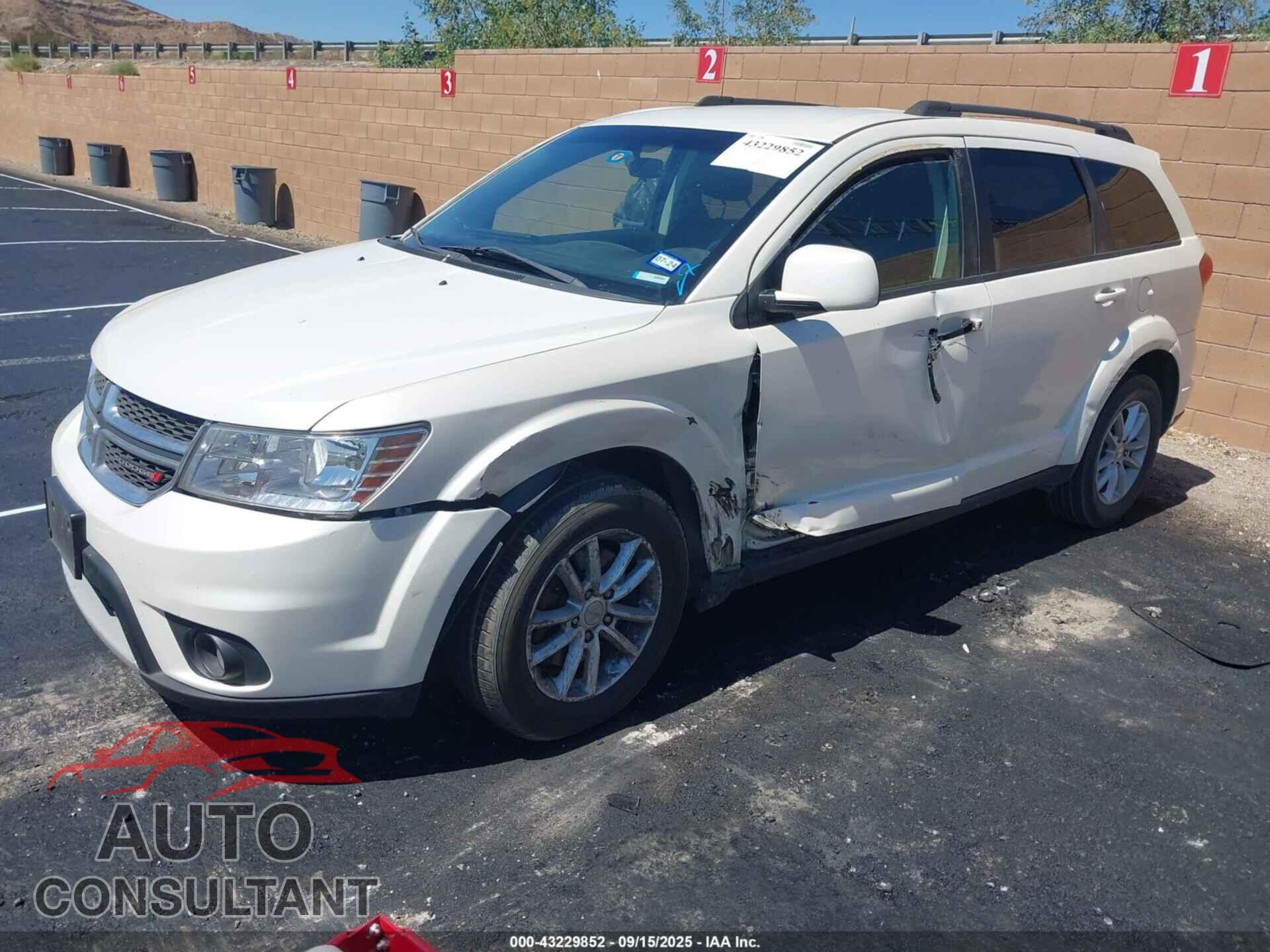 DODGE JOURNEY 2015 - 3C4PDCBG9FT612787