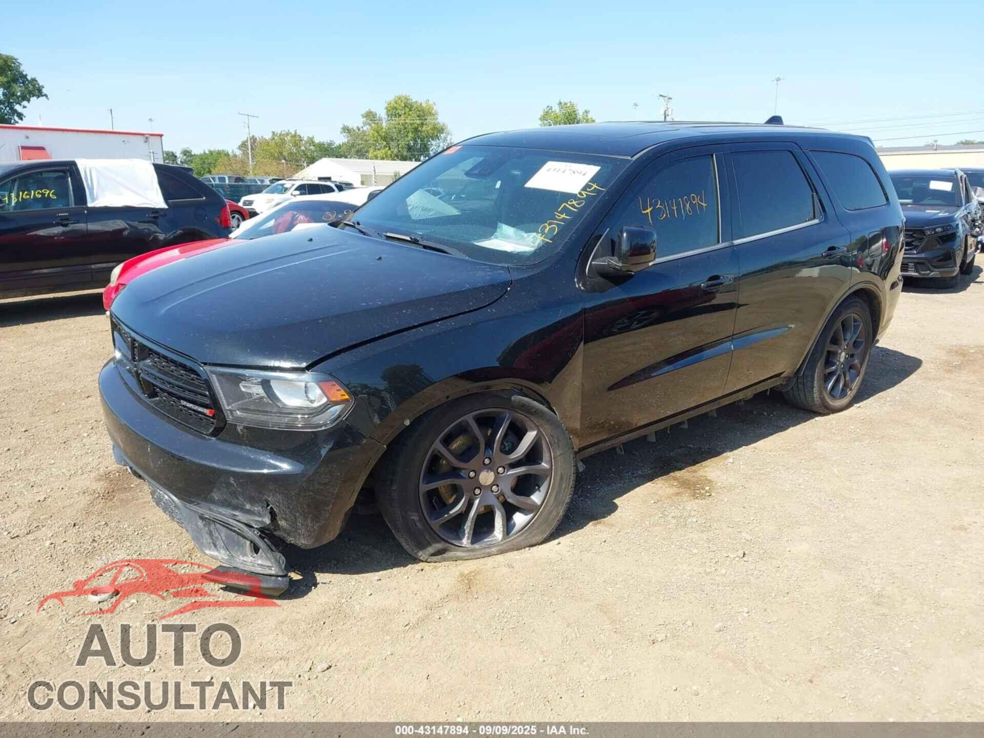 DODGE DURANGO 2017 - 1C4SDJCT9HC871093