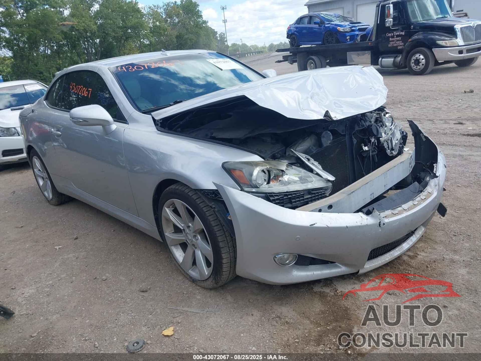 LEXUS IS 250C 2011 - JTHFF2C22B2514990