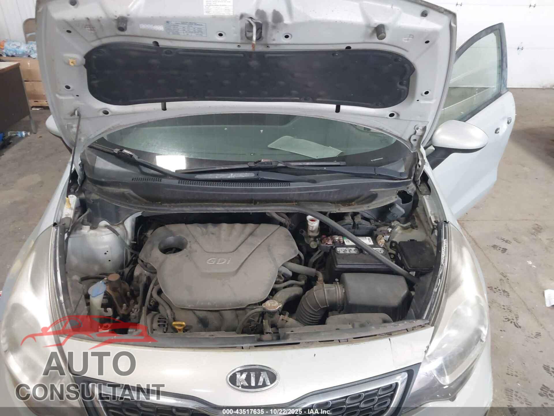 KIA RIO 2012 - KNADN4A36C6051889