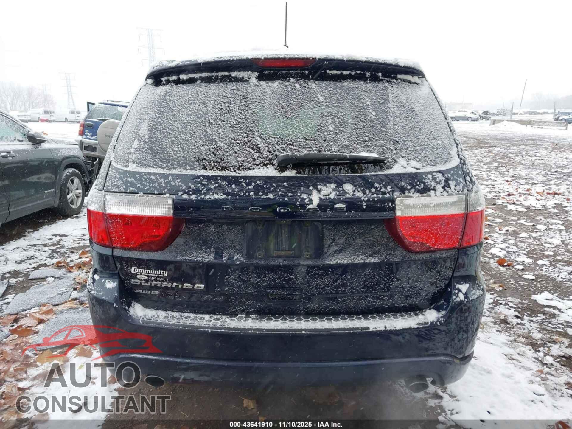 DODGE DURANGO 2013 - 1C4RDJAG8DC575514
