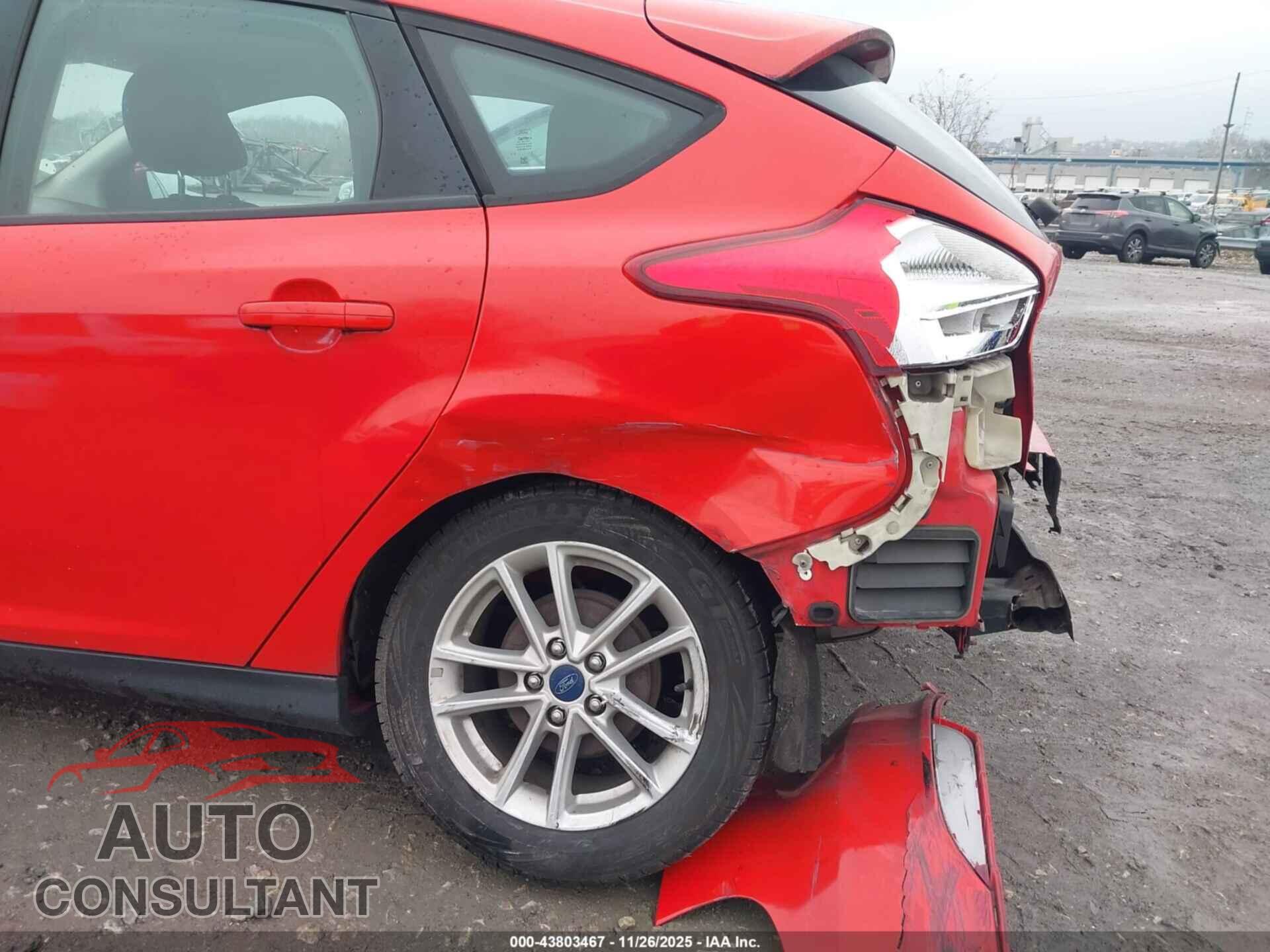 FORD FOCUS 2016 - 1FADP3K23GL290956