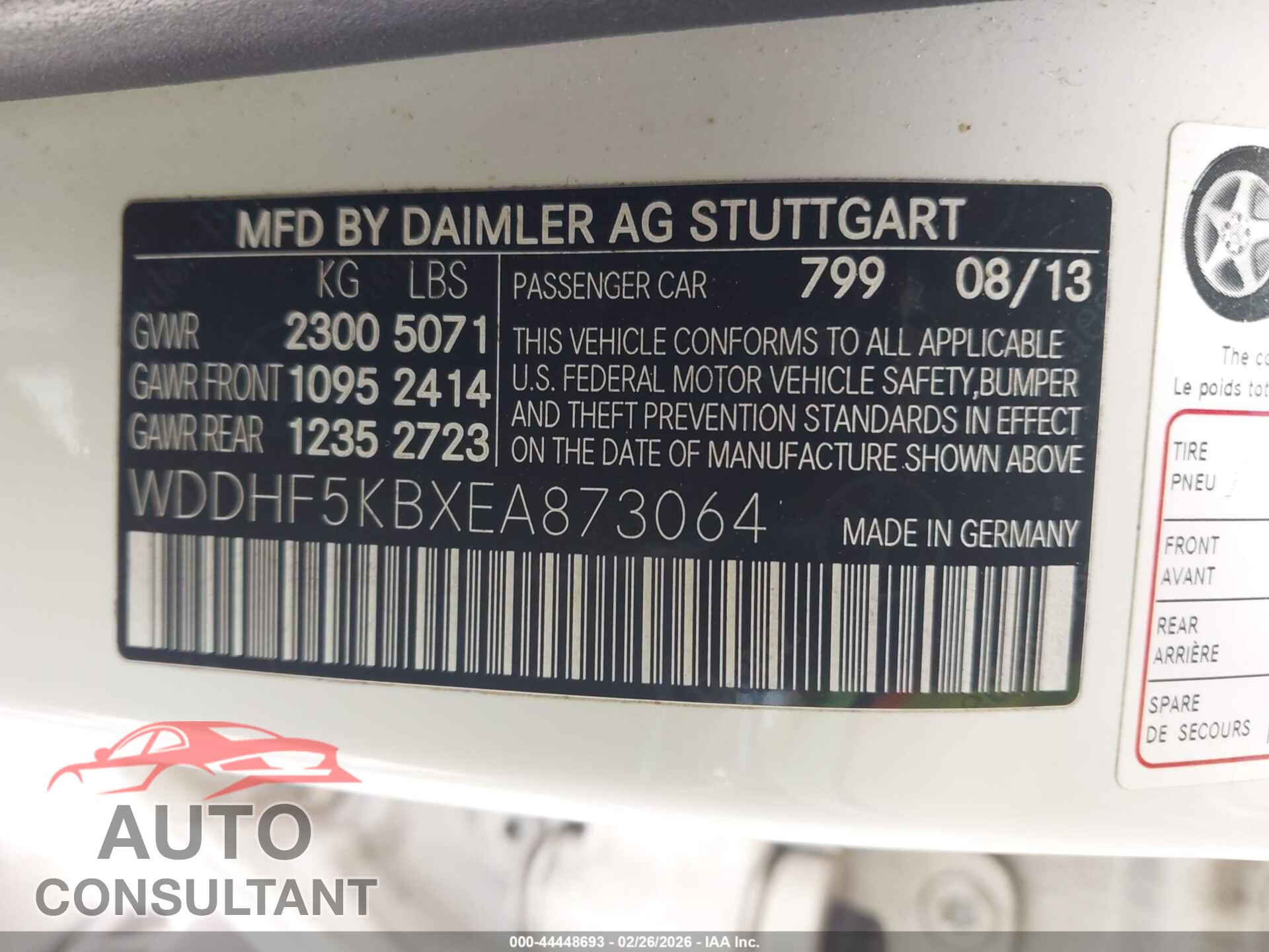 MERCEDES-BENZ E 350 2014 - WDDHF5KBXEA873064
