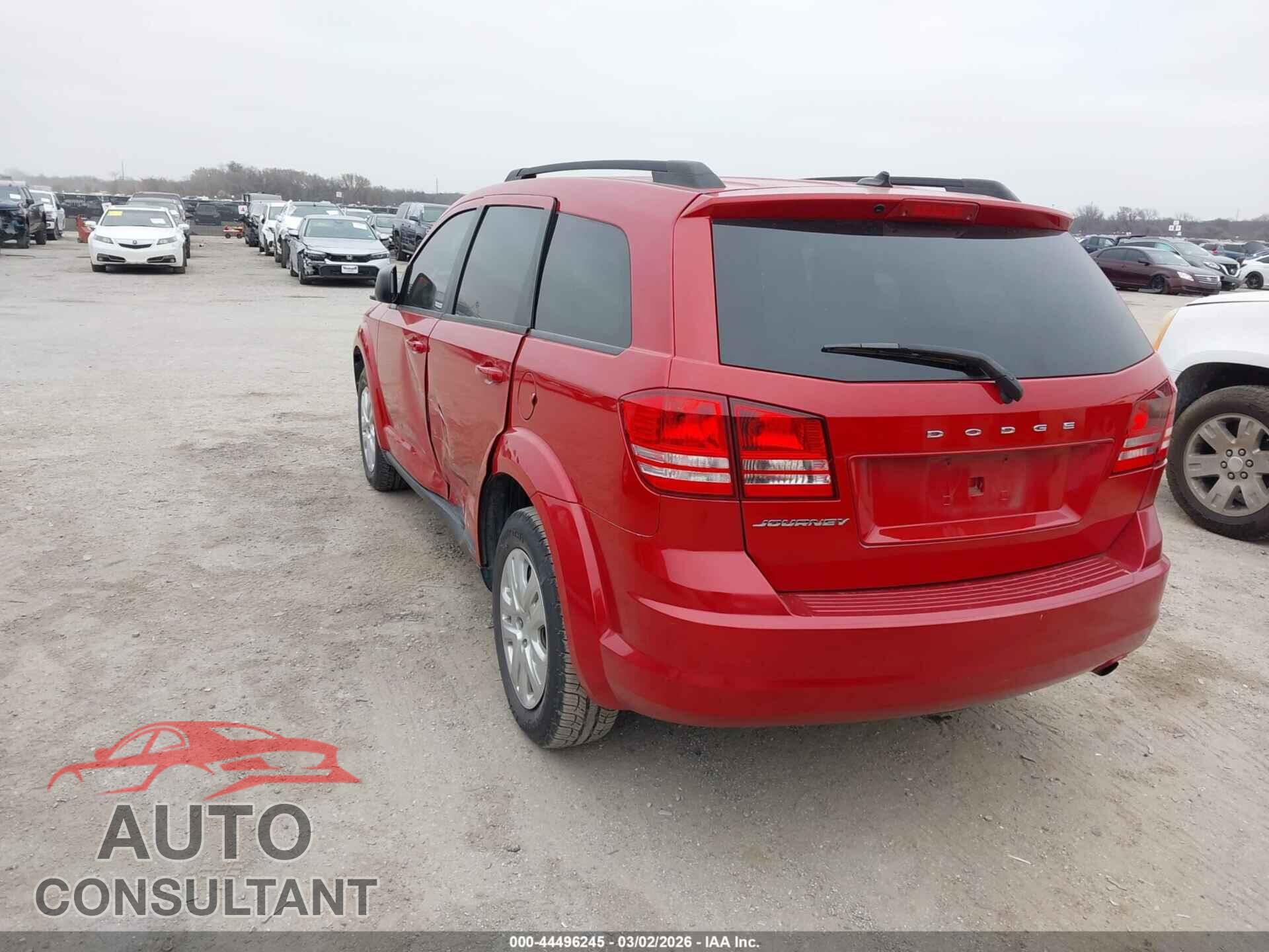 DODGE JOURNEY 2017 - 3C4PDCAB8HT558701