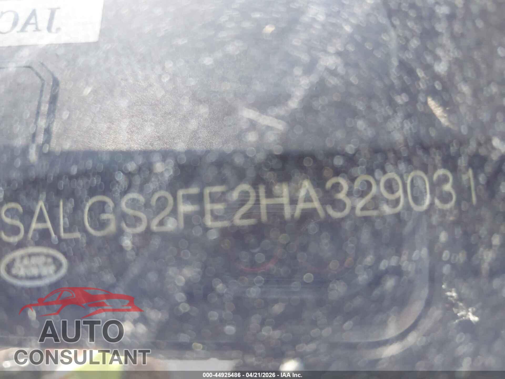 LAND ROVER RANGE ROVER 2017 - SALGS2FE2HA329031