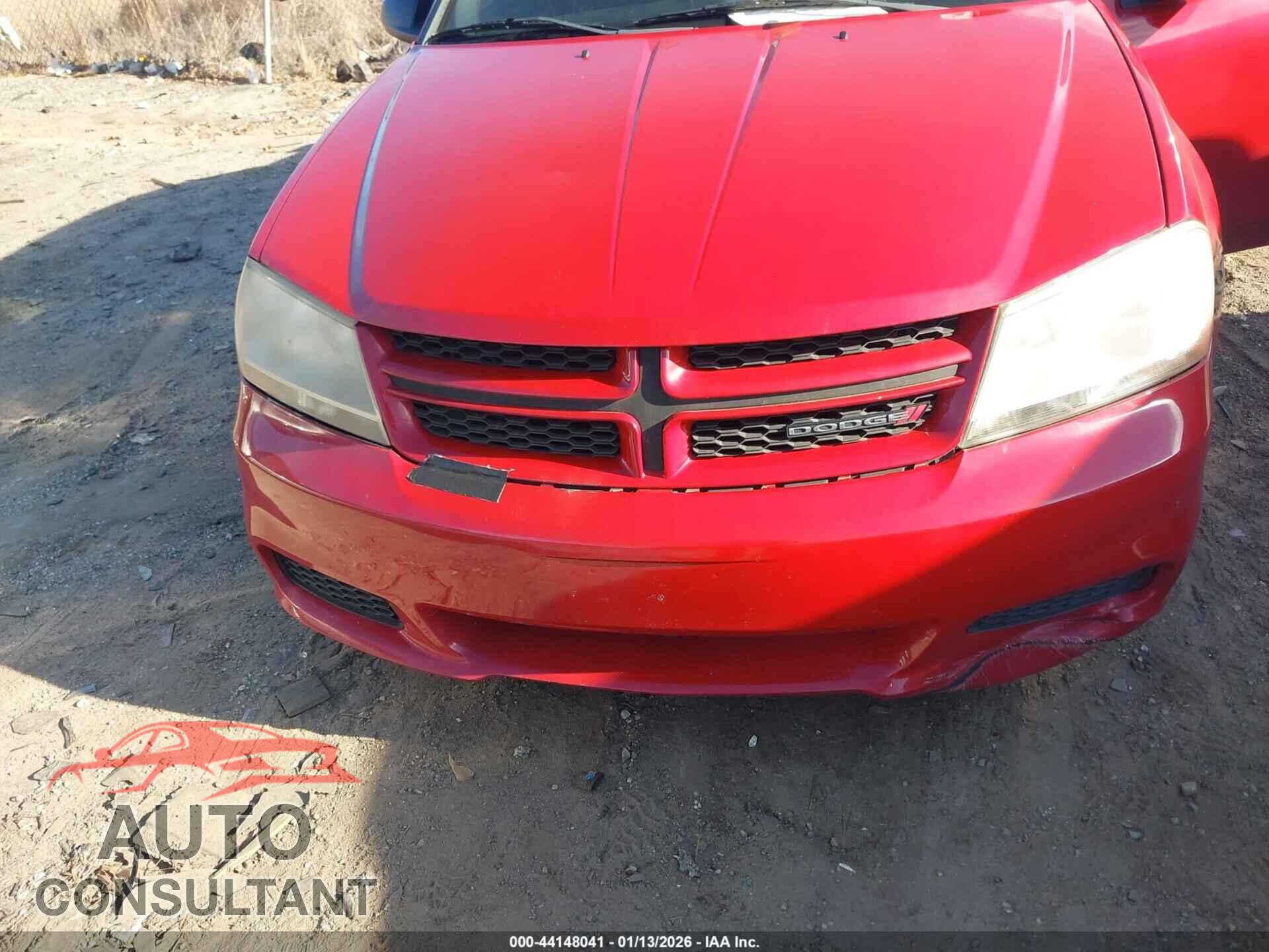 DODGE AVENGER 2013 - 1C3CDZAG4DN747647