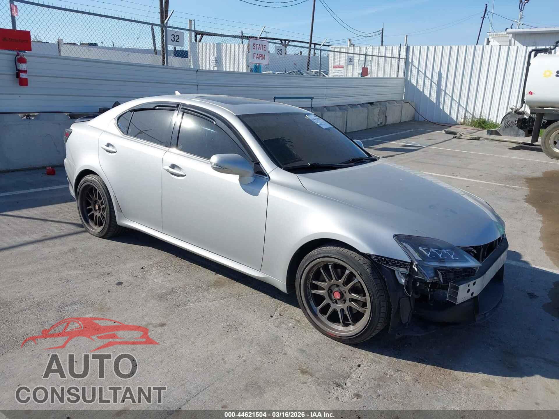 LEXUS IS 250 2012 - JTHBF5C24C5169056