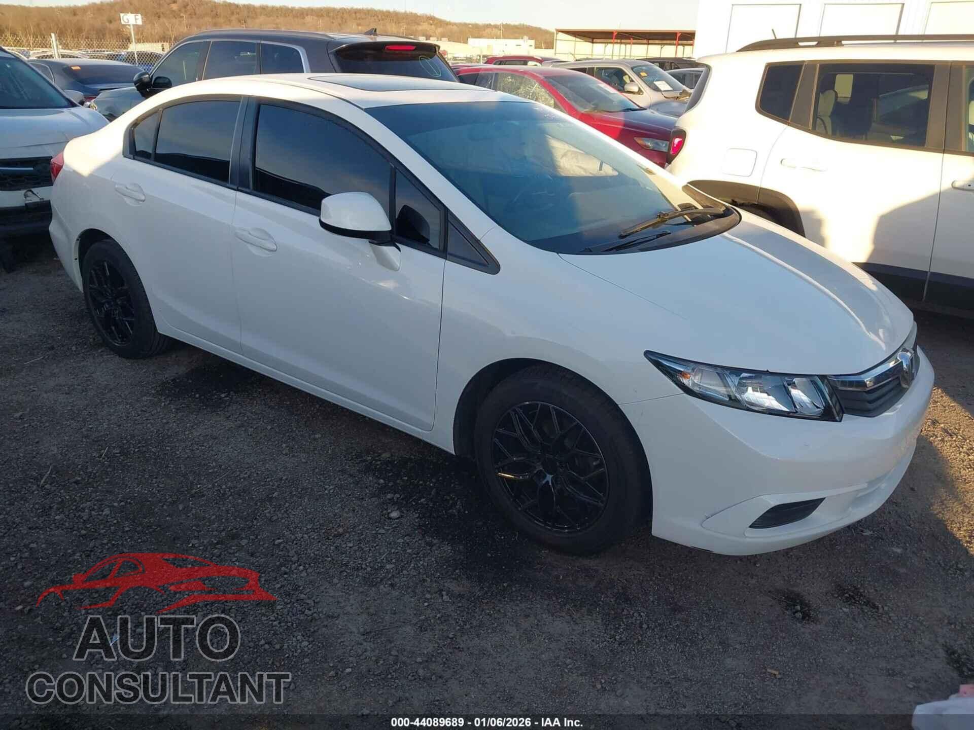 HONDA CIVIC 2012 - 2HGFB2F92CH307953