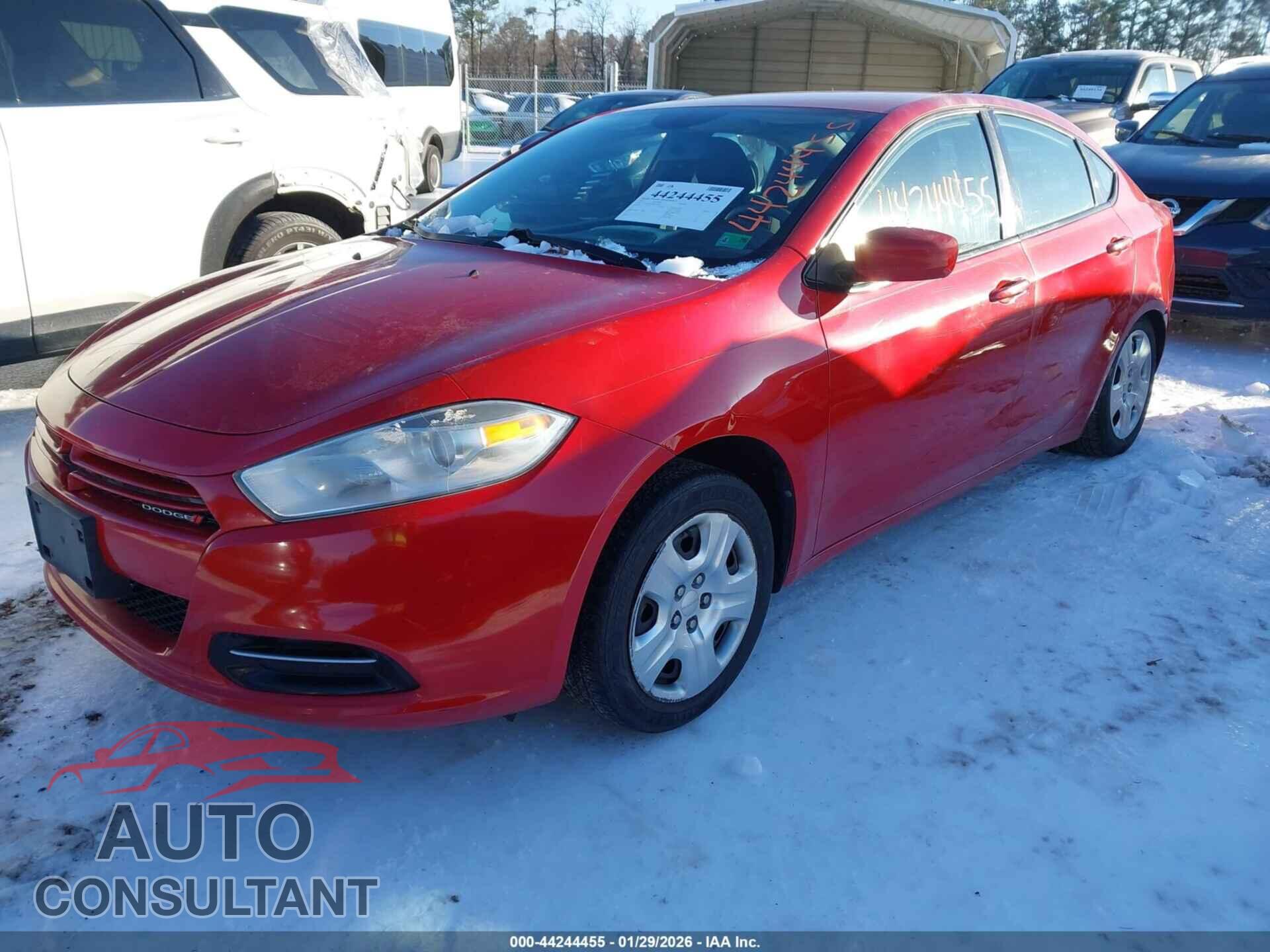 DODGE DART 2013 - 1C3CDFAH0DD204826