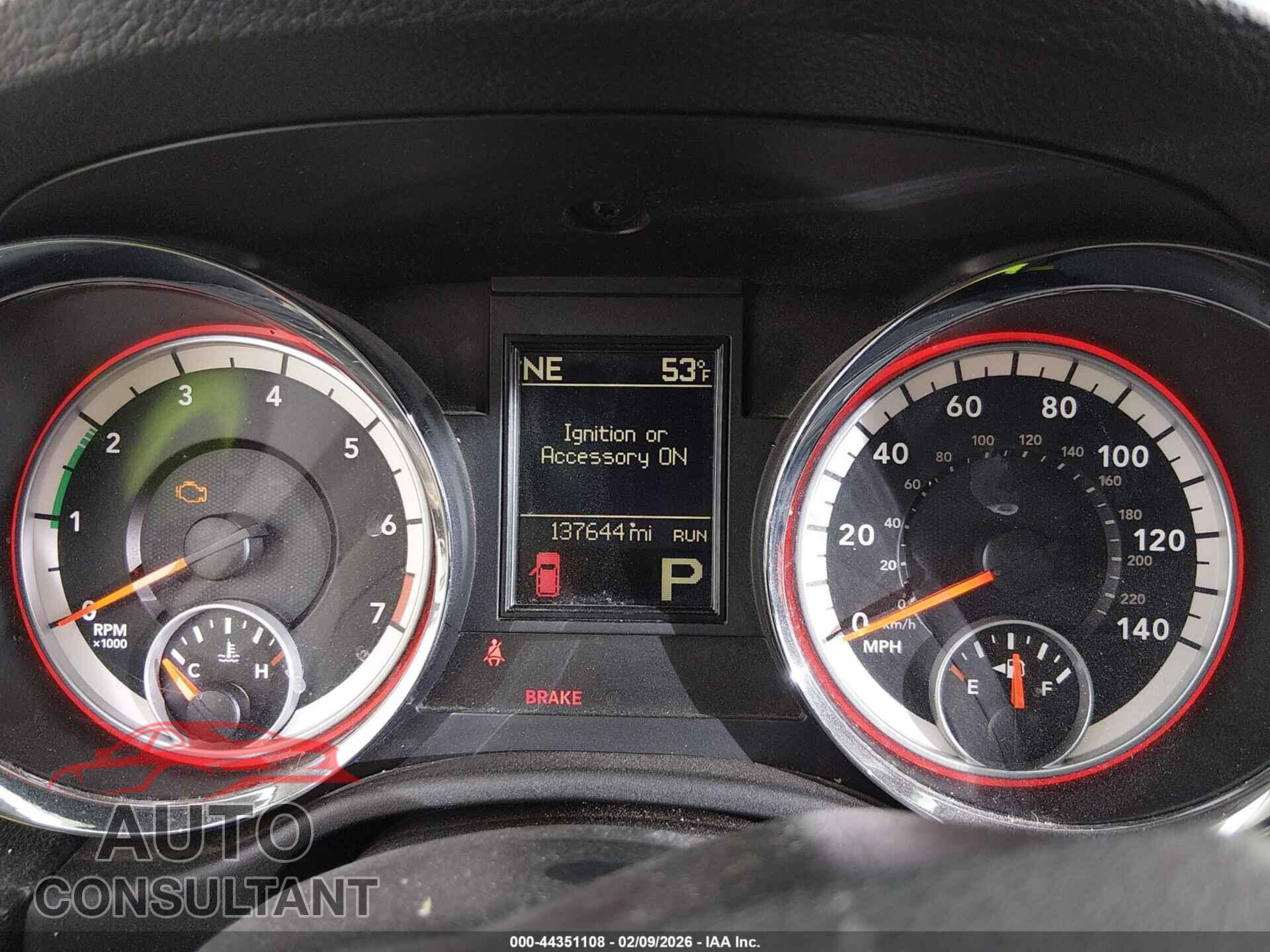 DODGE DURANGO 2013 - 1C4RDJDG2DC554217