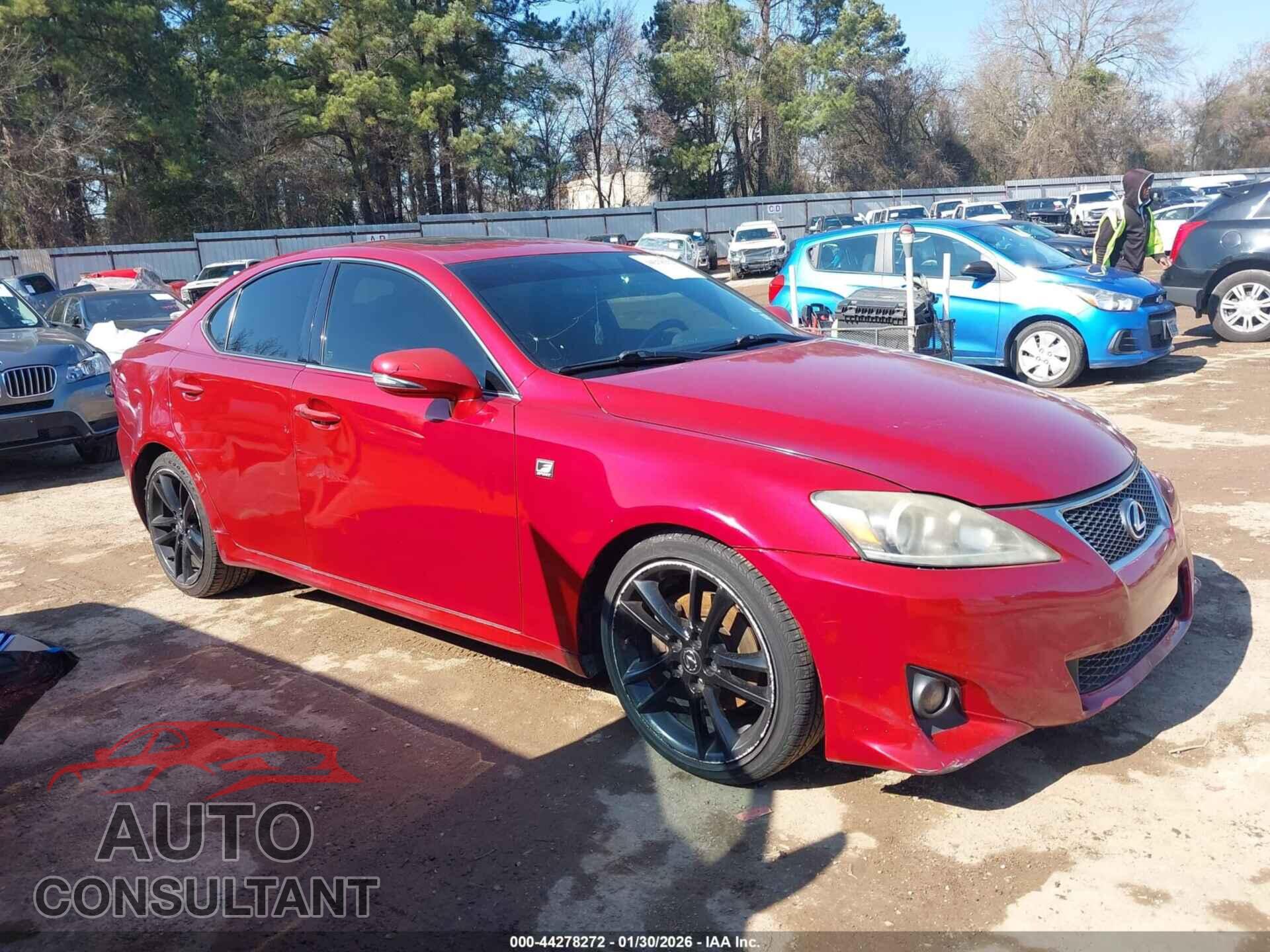 LEXUS IS 250 2011 - JTHBF5C29B5150940