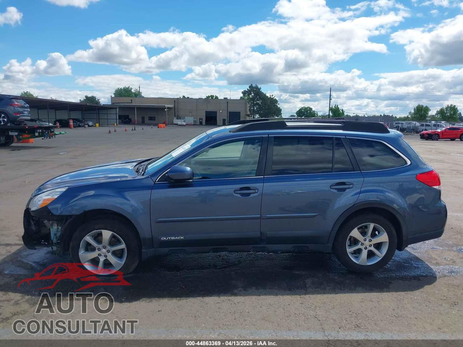 SUBARU OUTBACK 2014 - 4S4BRBLC5E3229727
