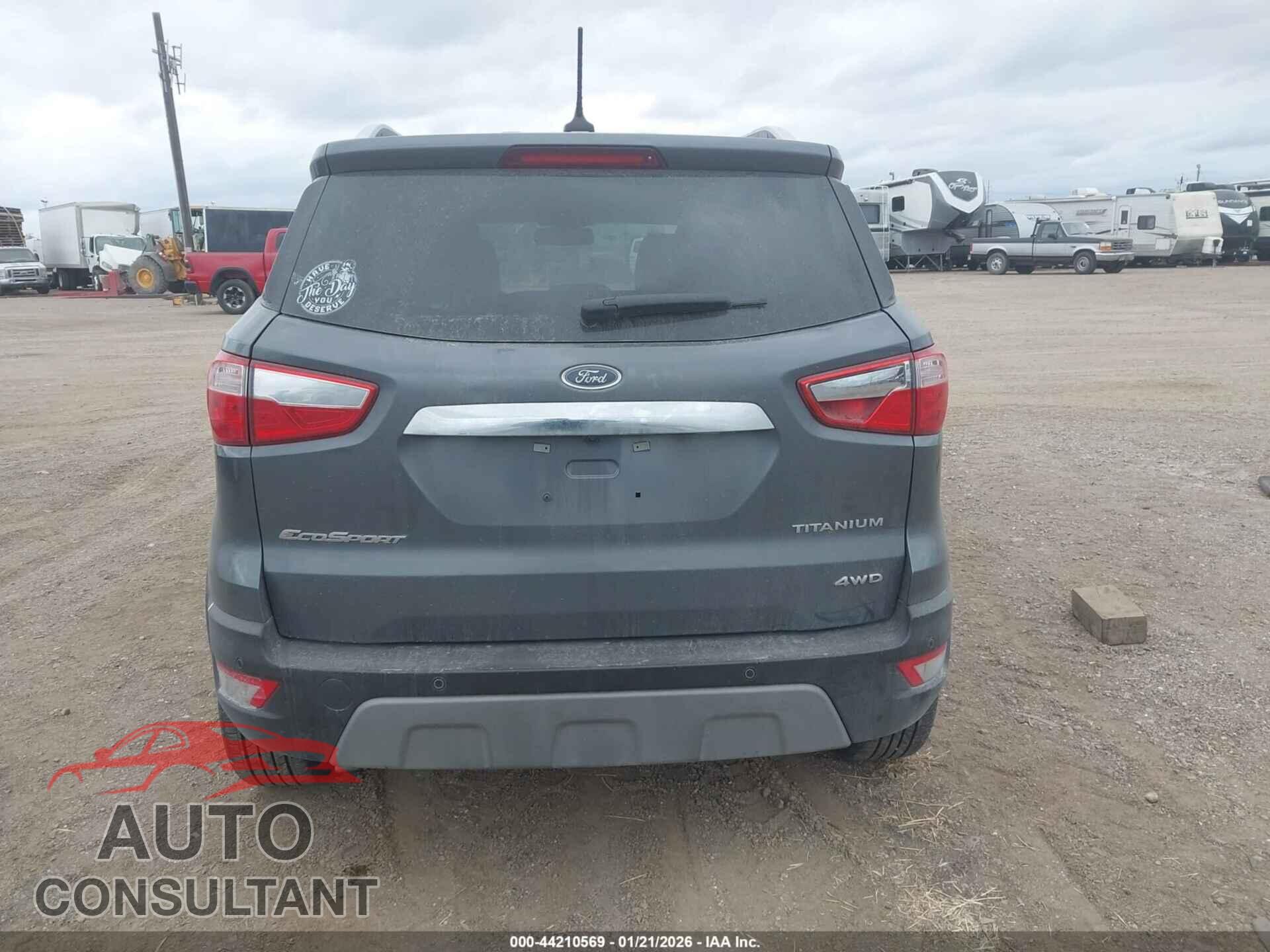 FORD ECOSPORT 2020 - MAJ6S3KL5LC335583