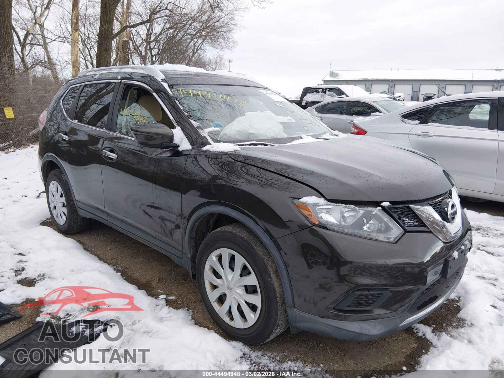 NISSAN ROGUE 2016 - KNMAT2MVXGP712367