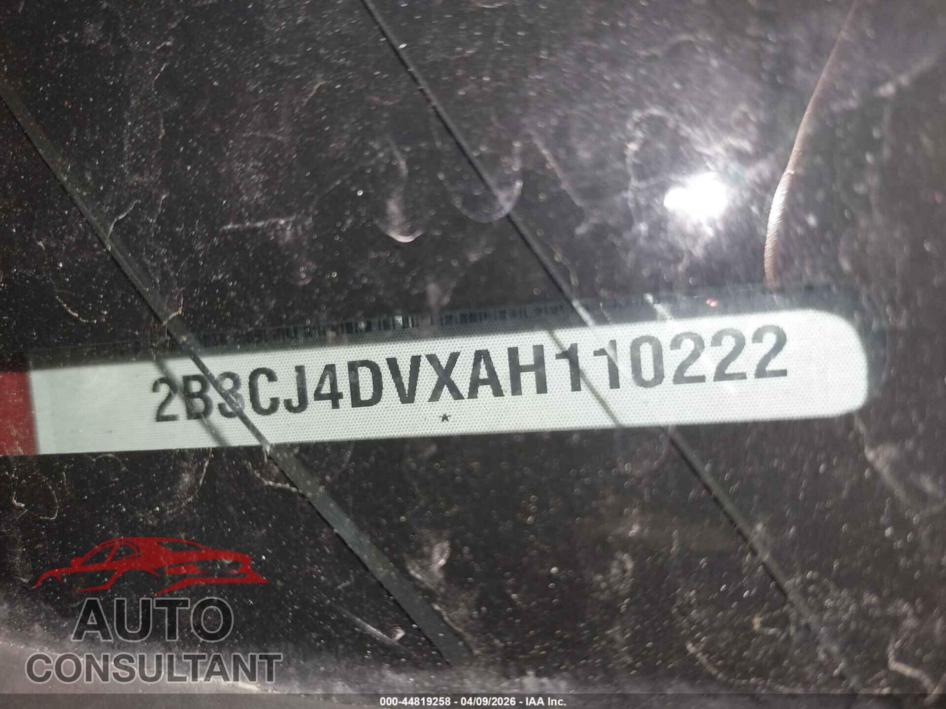 DODGE CHALLENGER 2010 - 2B3CJ4DVXAH110222