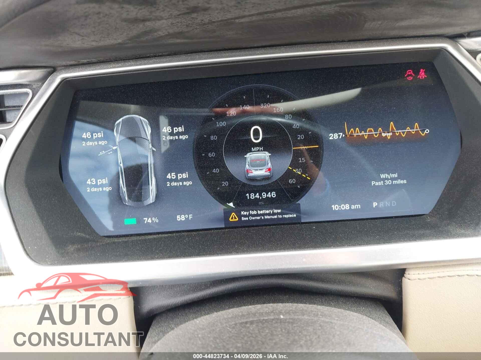 TESLA MODEL S 2013 - 5YJSA1CP3DFP23840