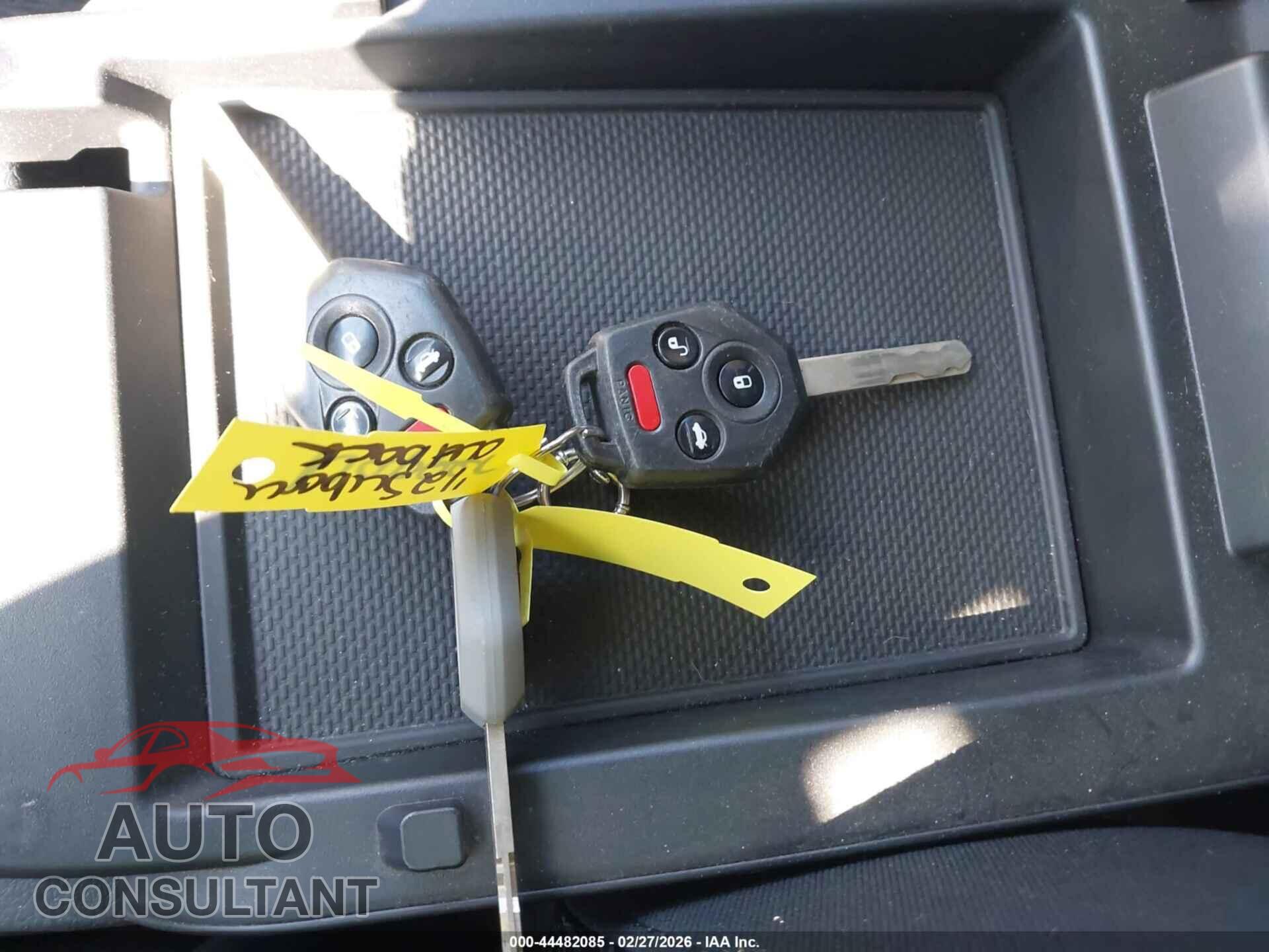 SUBARU OUTBACK 2012 - 4S4BRBCC5C3298558