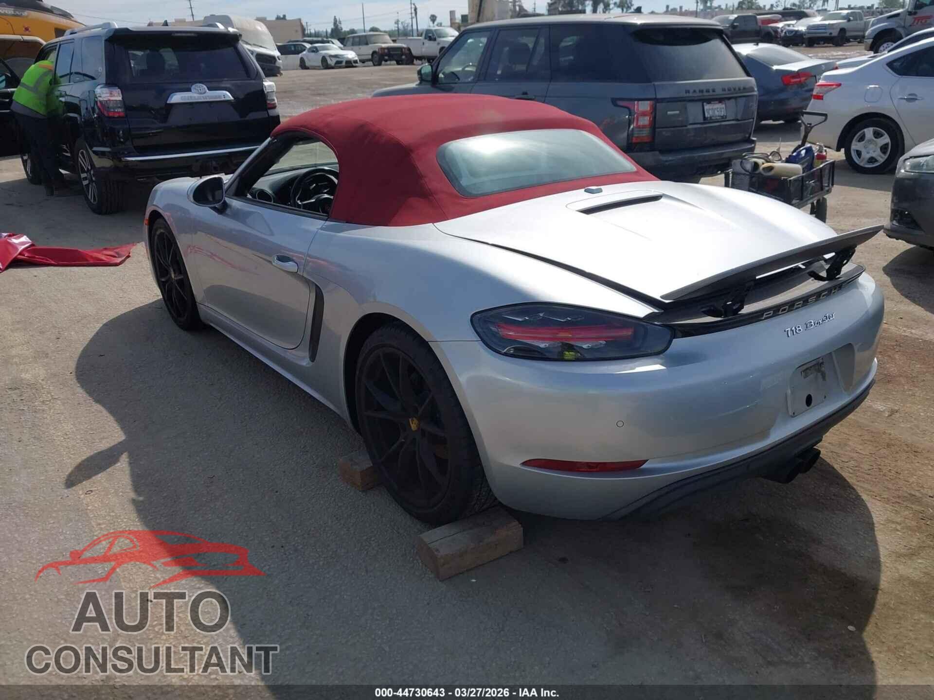 PORSCHE 718 BOXSTER 2018 - WP0CA2A80JS210792