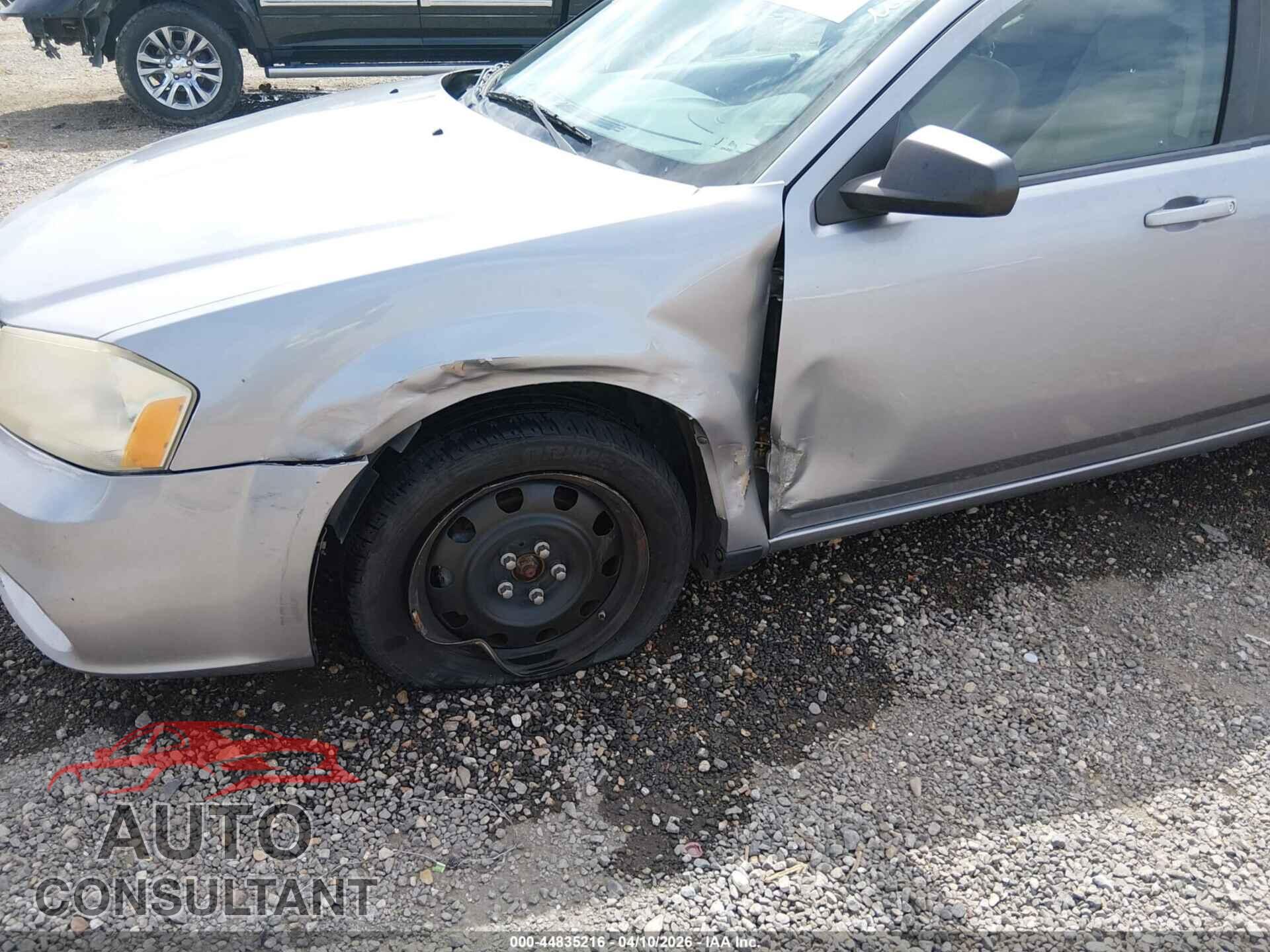 DODGE AVENGER 2013 - 1C3CDZAG5DN766708