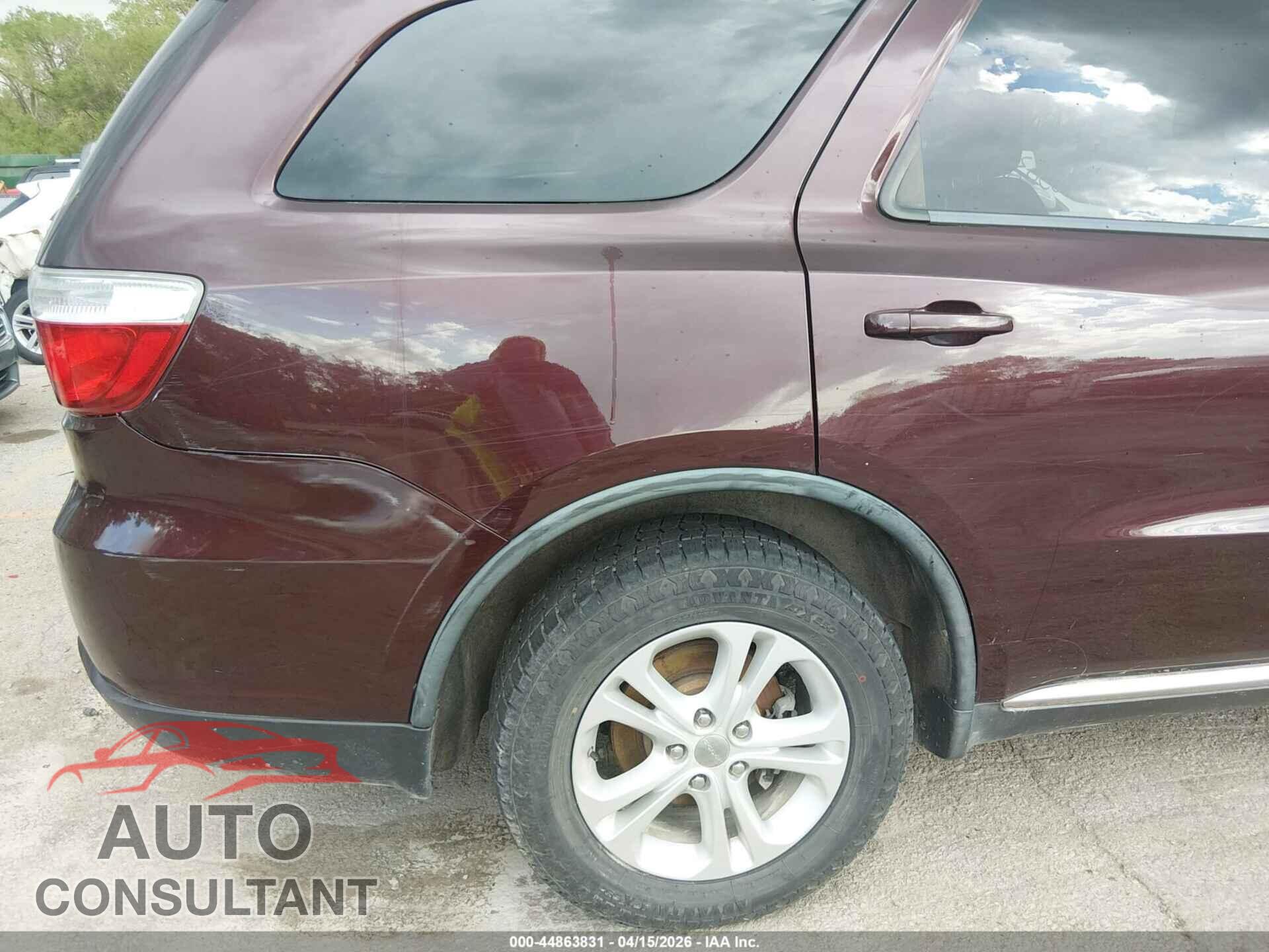 DODGE DURANGO 2012 - 1C4RDHAG1CC173163