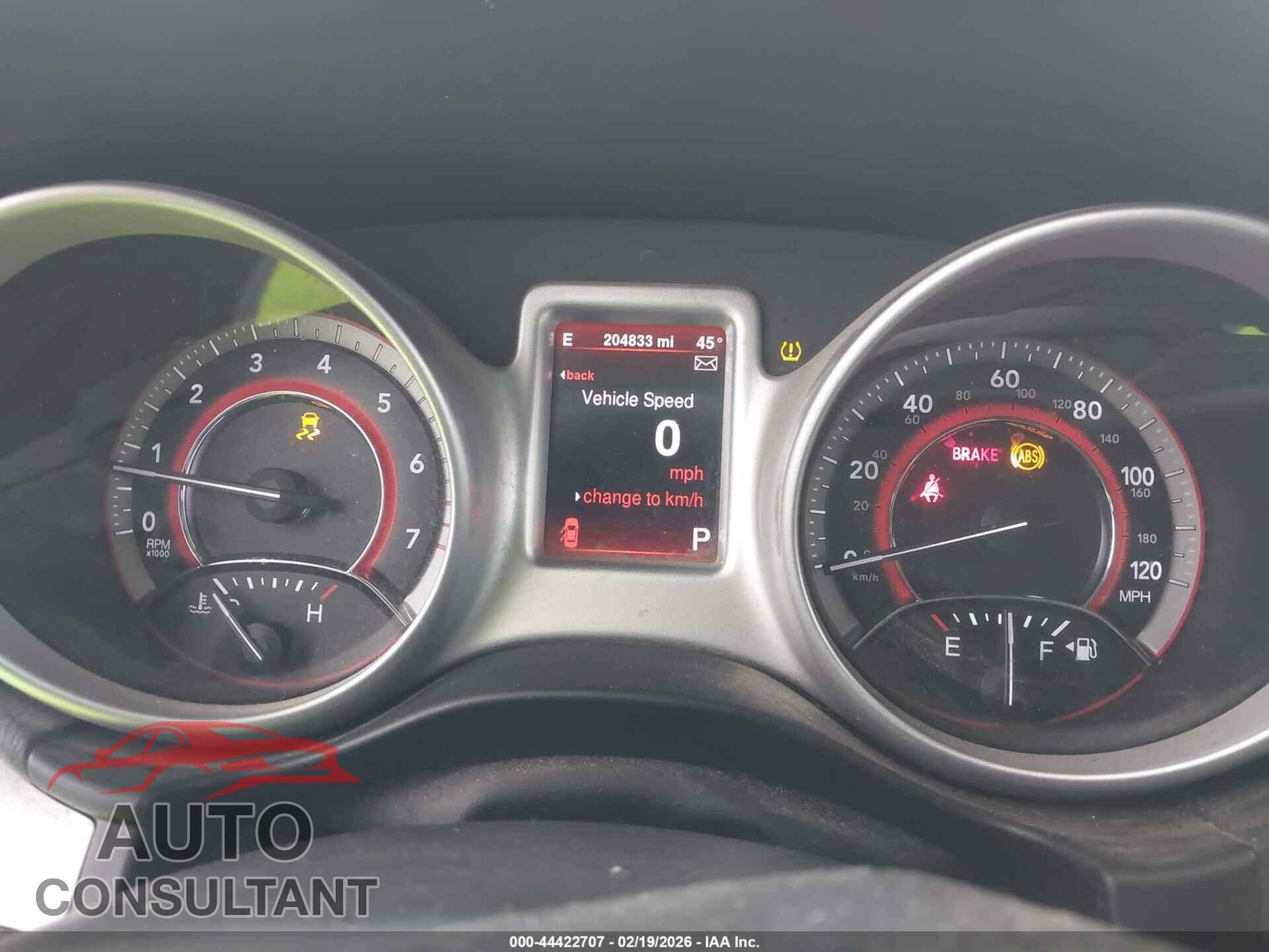 DODGE JOURNEY 2013 - 3C4PDDBG8DT696054