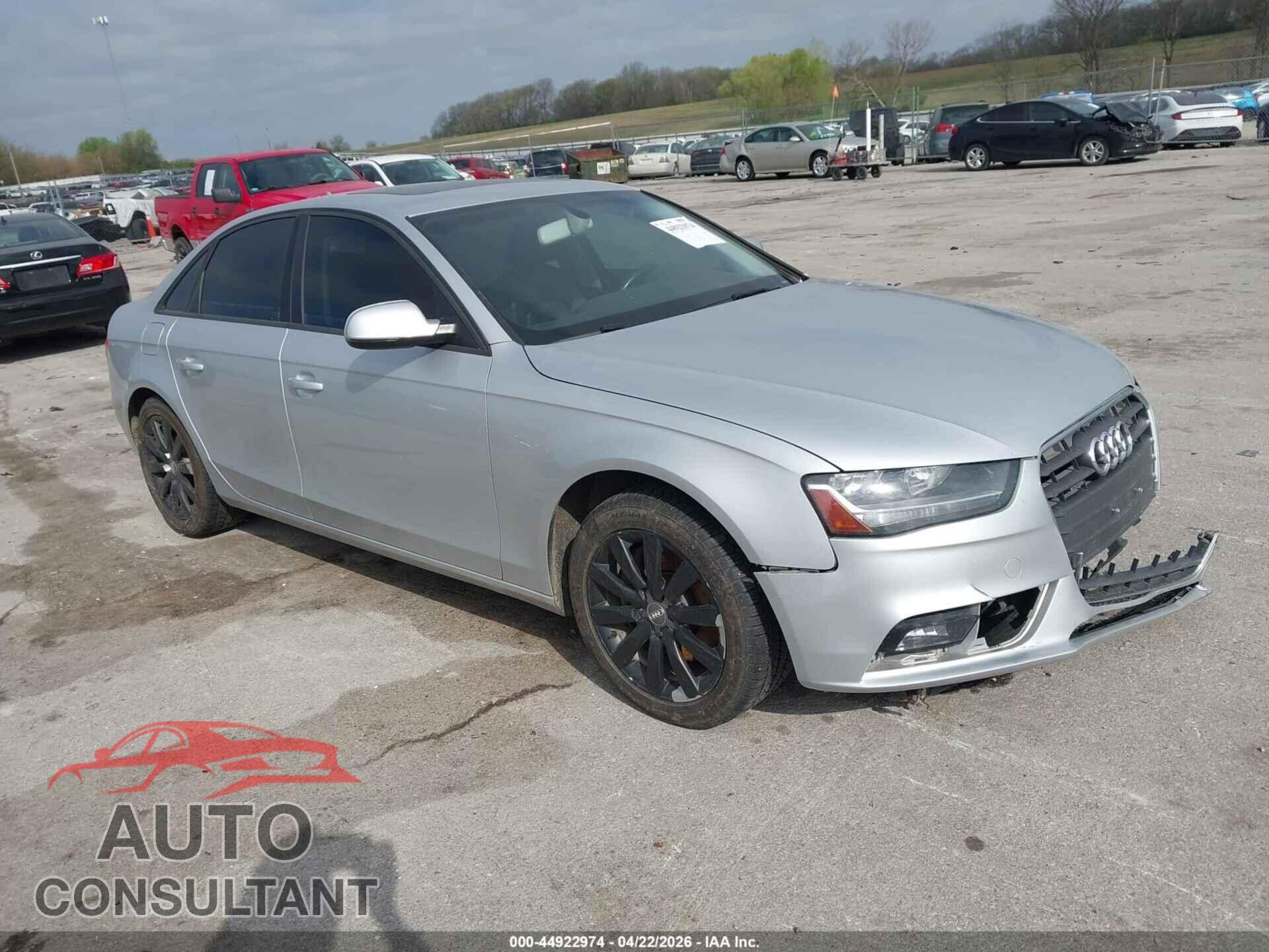 AUDI A4 2013 - WAUDFAFL4DN043639