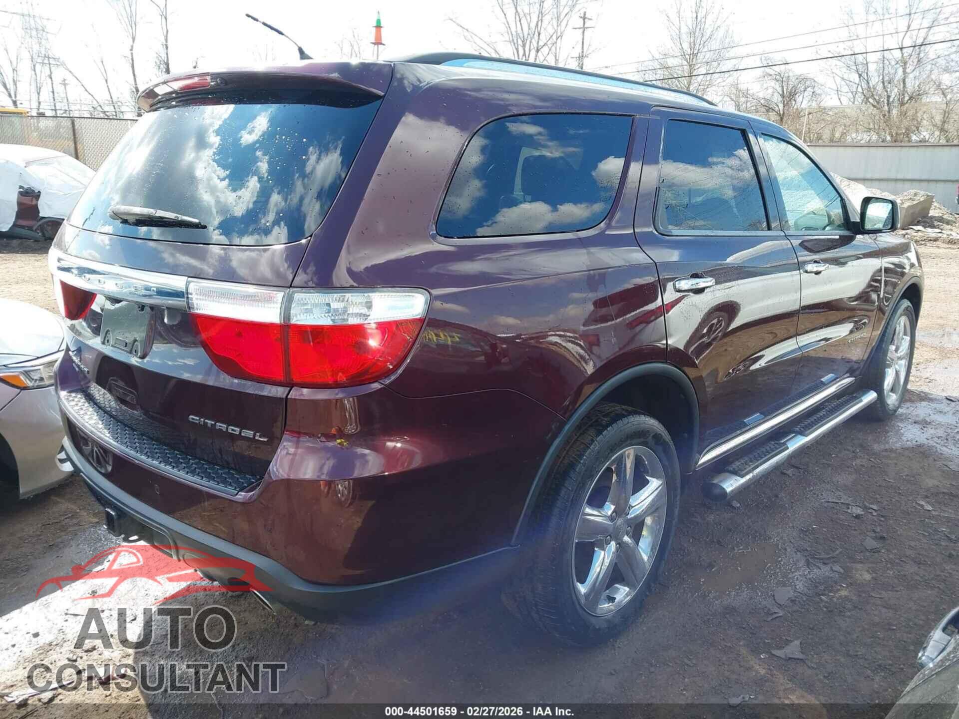 DODGE DURANGO 2012 - 1C4RDJEG2CC309222