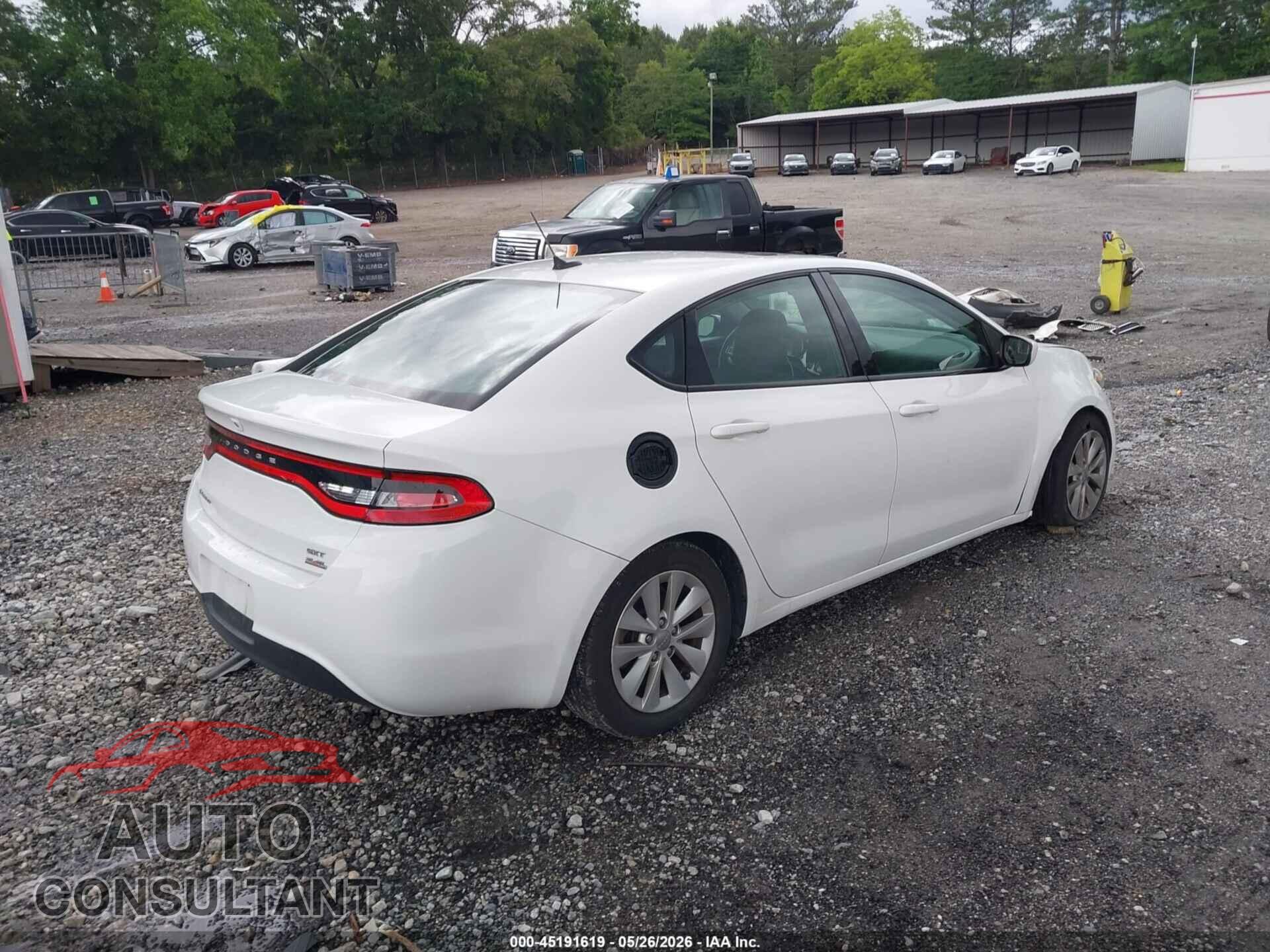 DODGE DART 2014 - 1C3CDFBB4ED673610