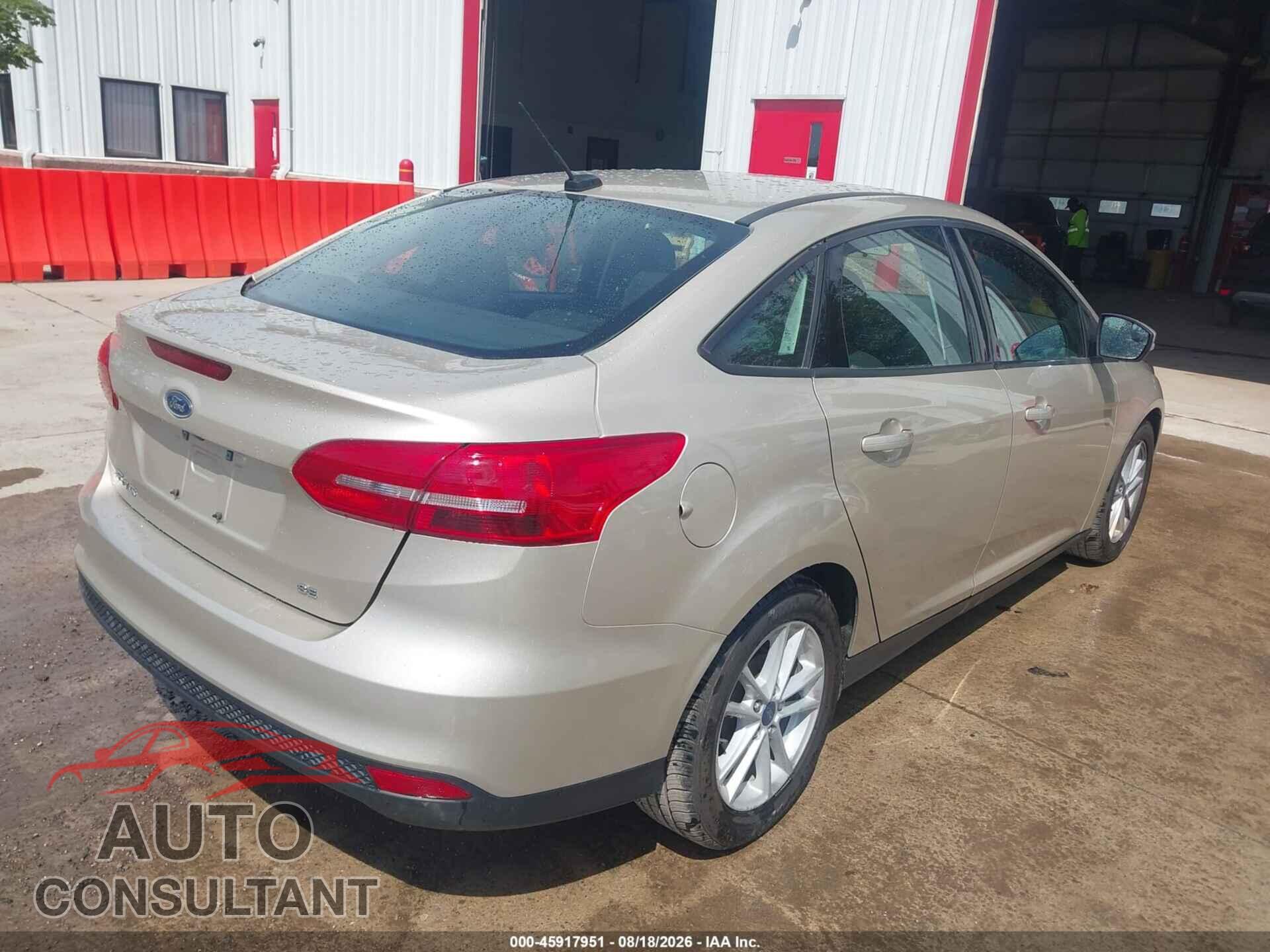 FORD FOCUS 2017 - 1FADP3F25HL329655