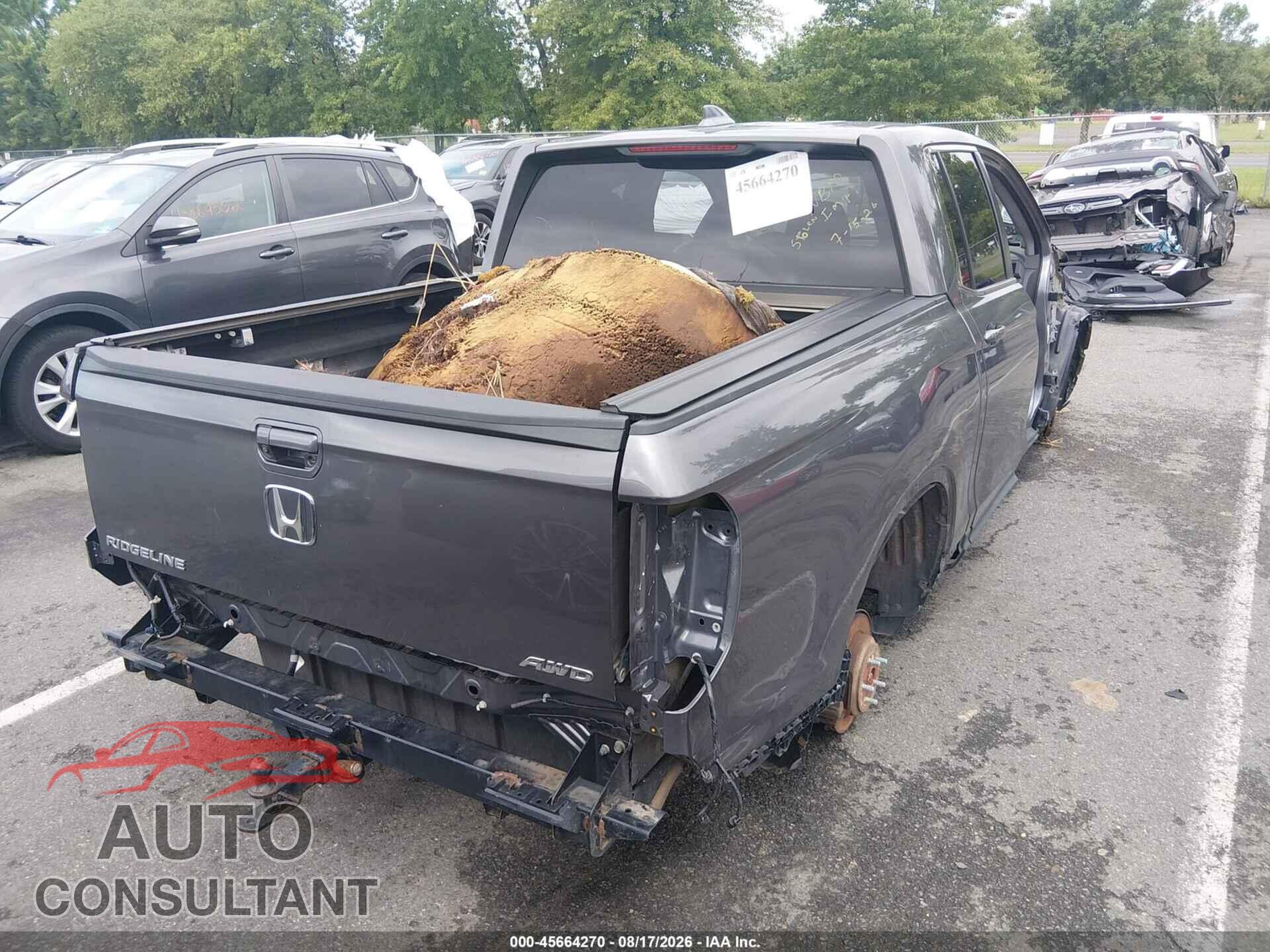HONDA RIDGELINE 2017 - 5FPYK3F64HB010643