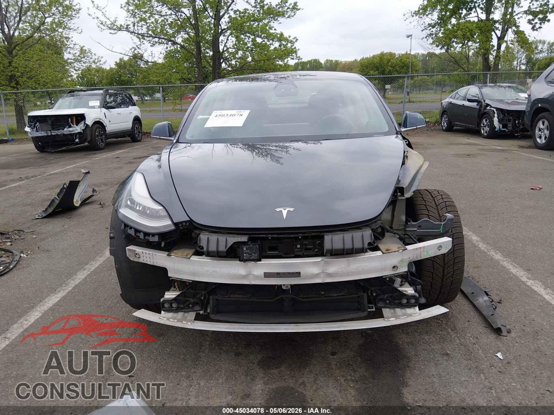 TESLA MODEL 3 2019 - 5YJ3E1EAXKF426952