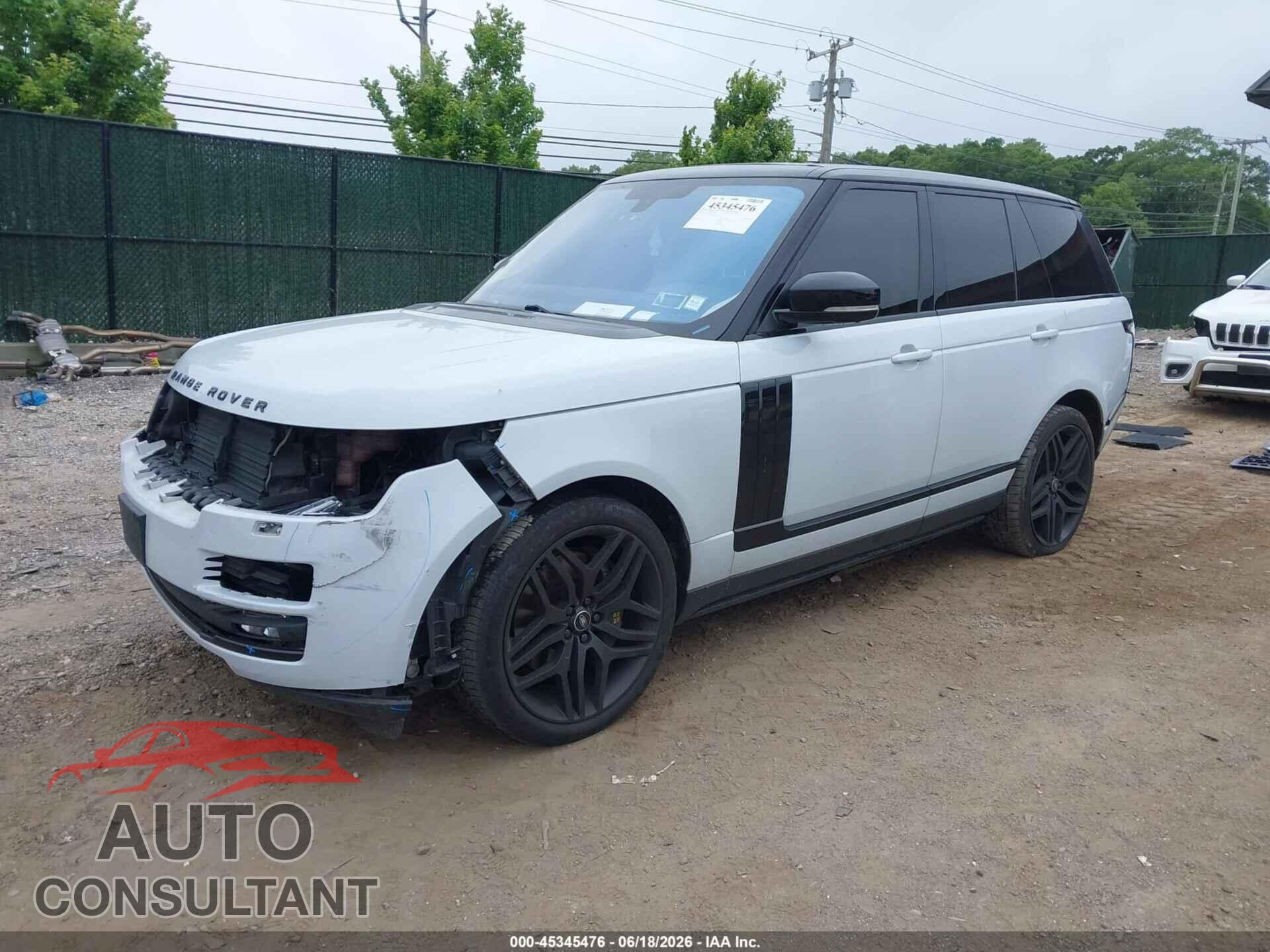 LAND ROVER RANGE ROVER 2016 - SALGS2VF0GA257254