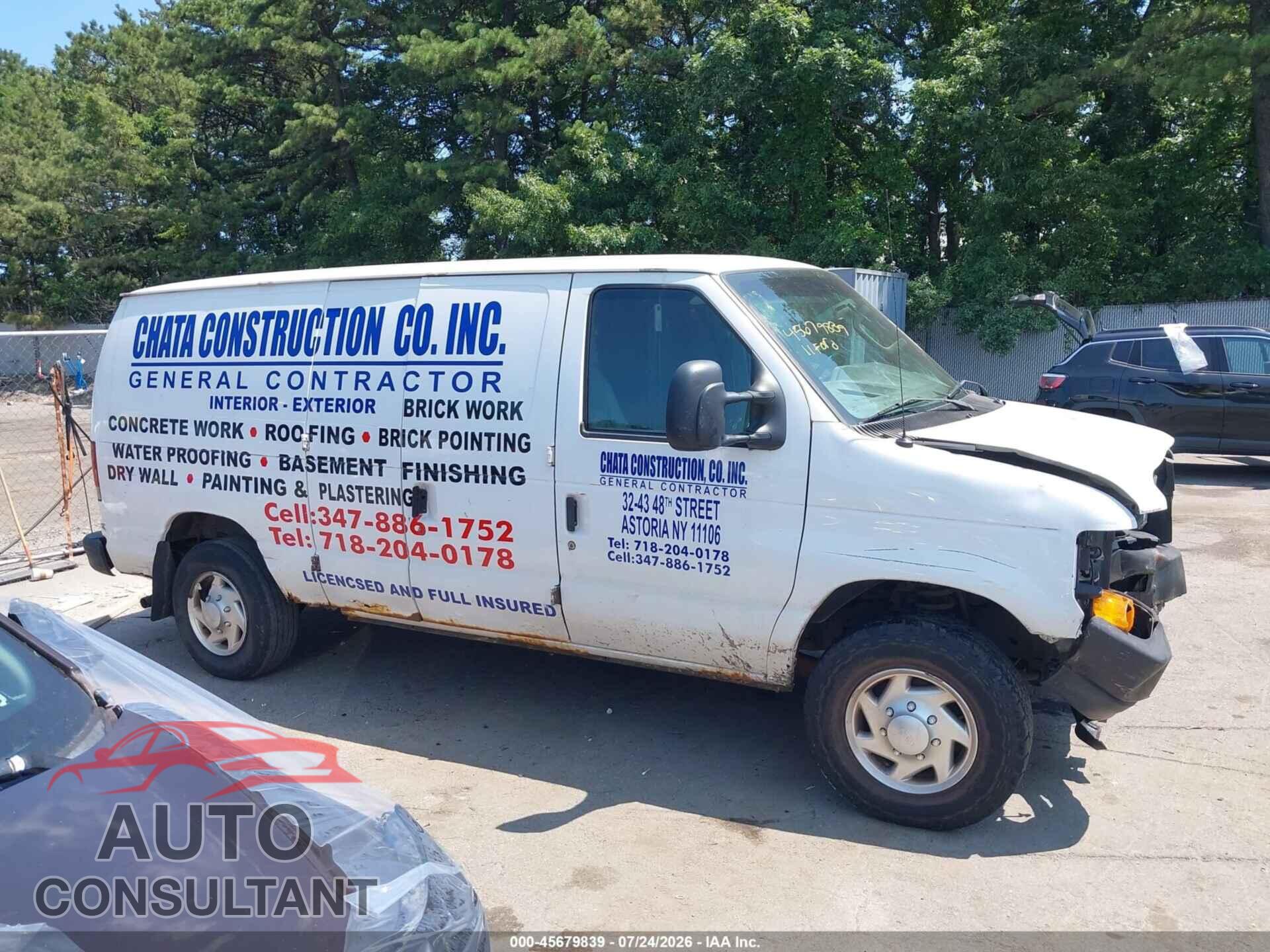 FORD E-250 2011 - 1FTNE2EW2BDA20004