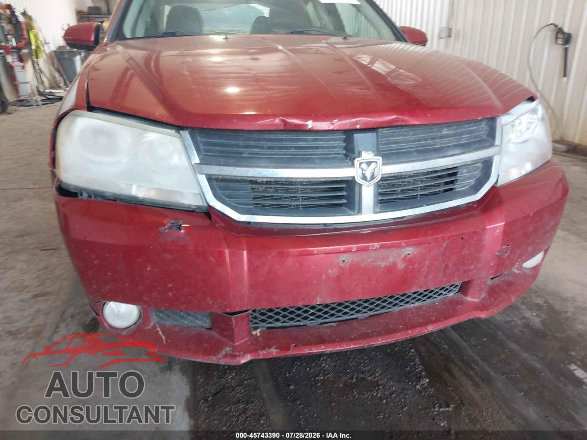 DODGE AVENGER 2010 - 1B3CC5FB4AN221505