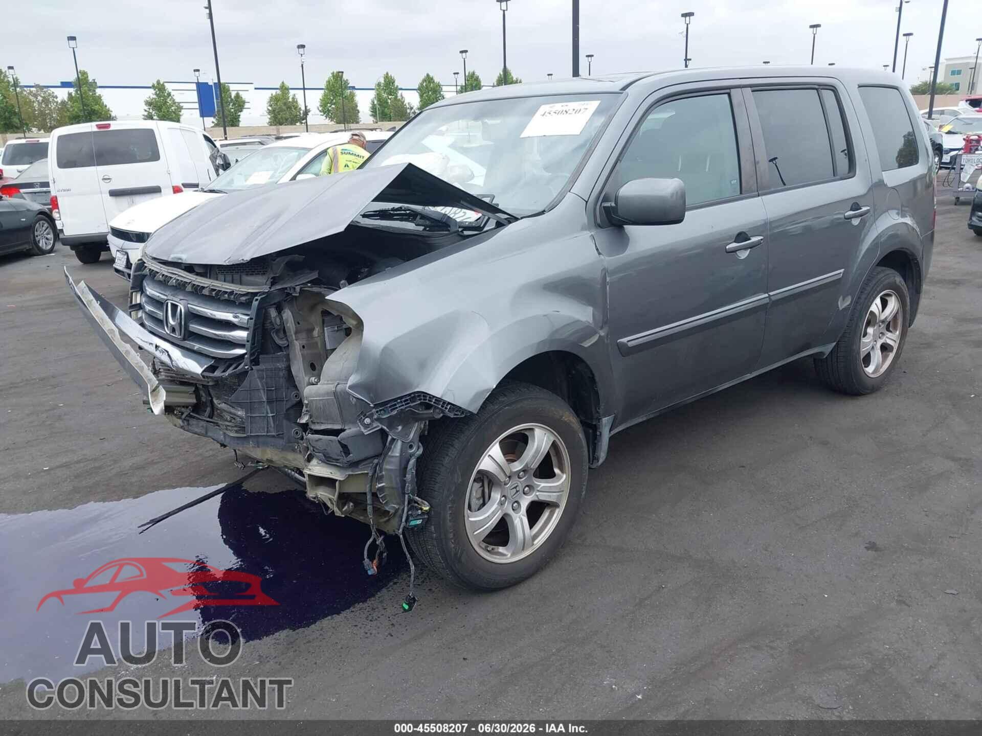 HONDA PILOT 2013 - 5FNYF3H52DB023838