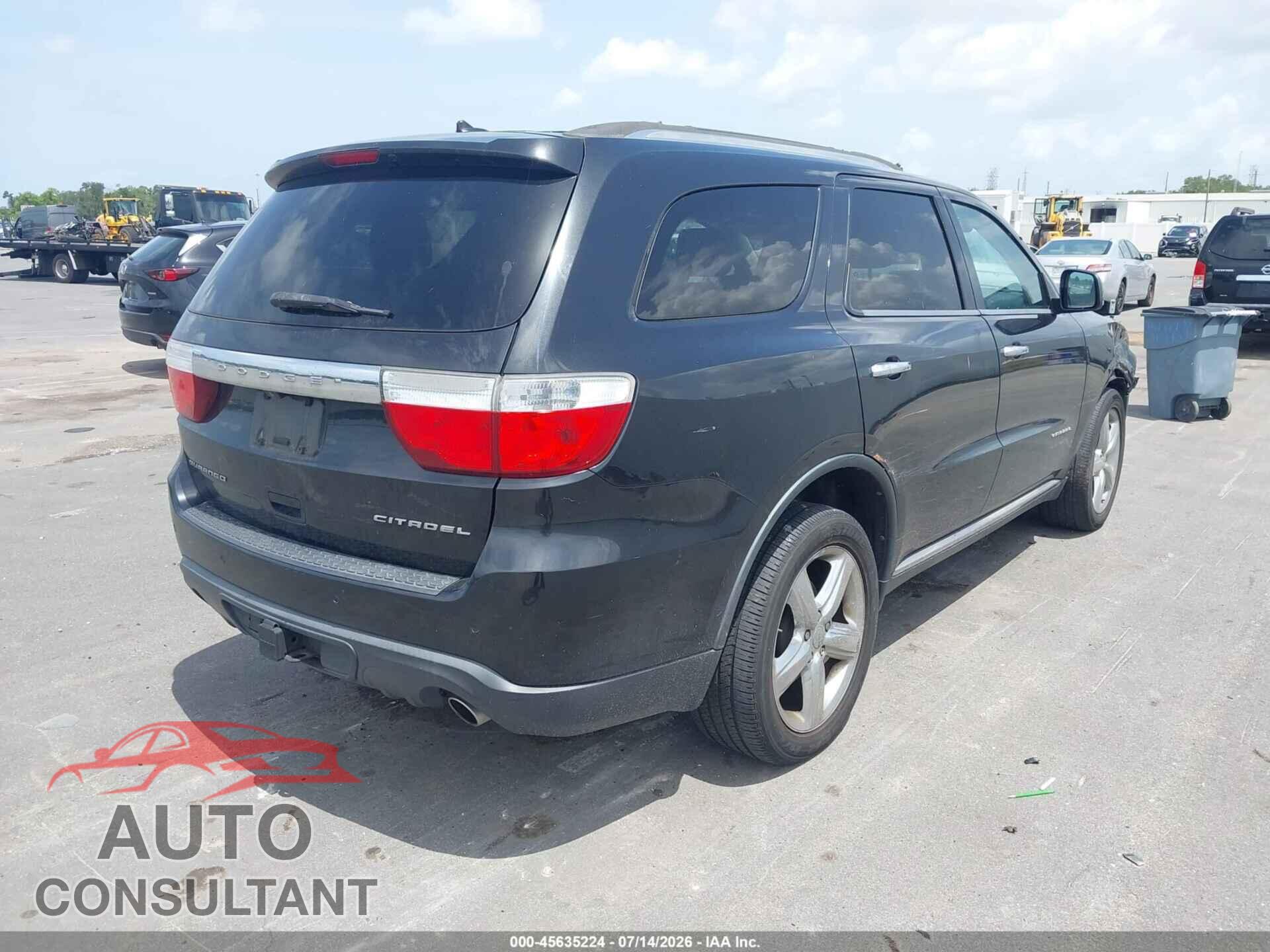 DODGE DURANGO 2012 - 1C4SDHET1CC314399
