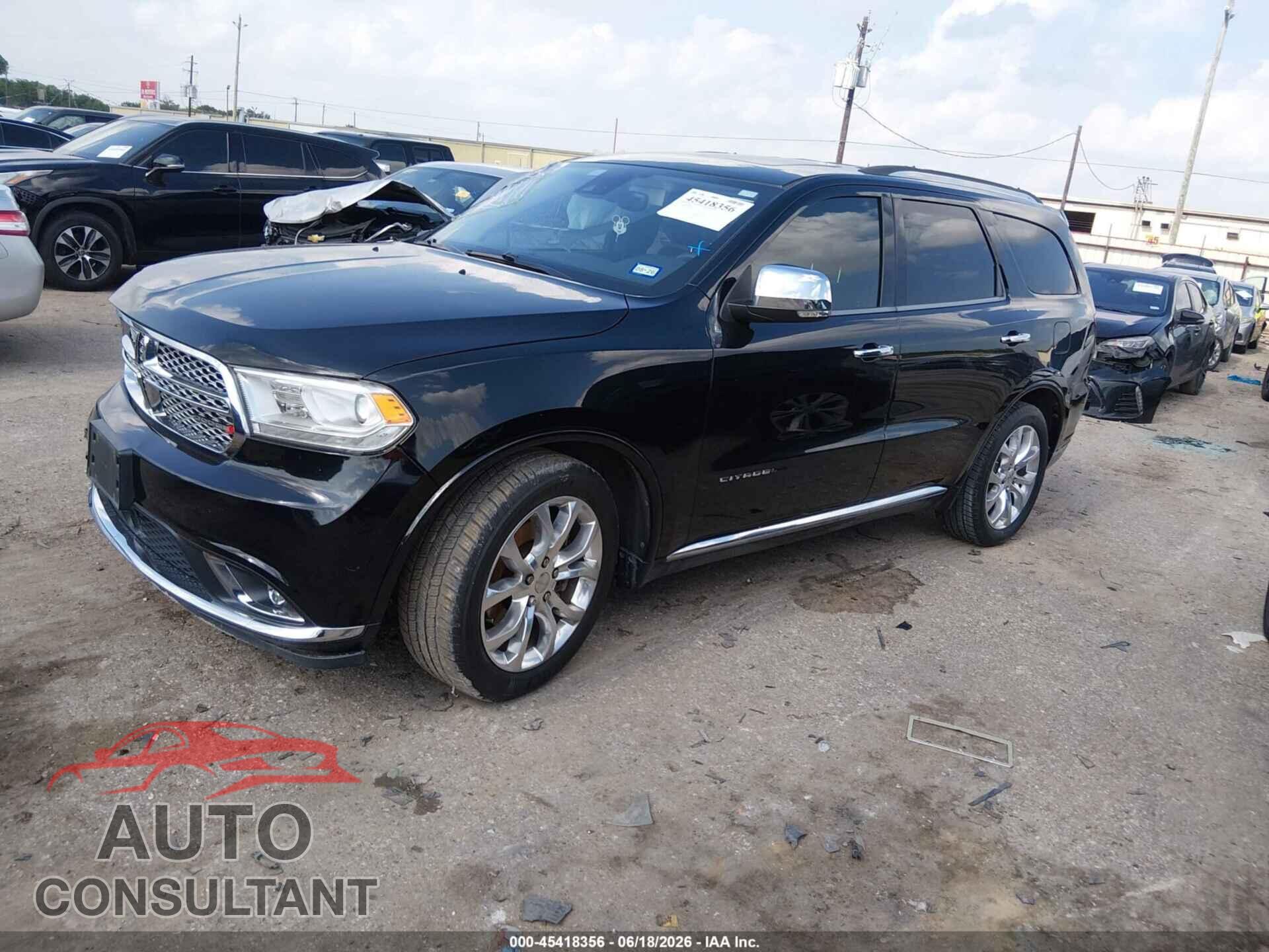 DODGE DURANGO 2017 - 1C4RDHEG7HC774689