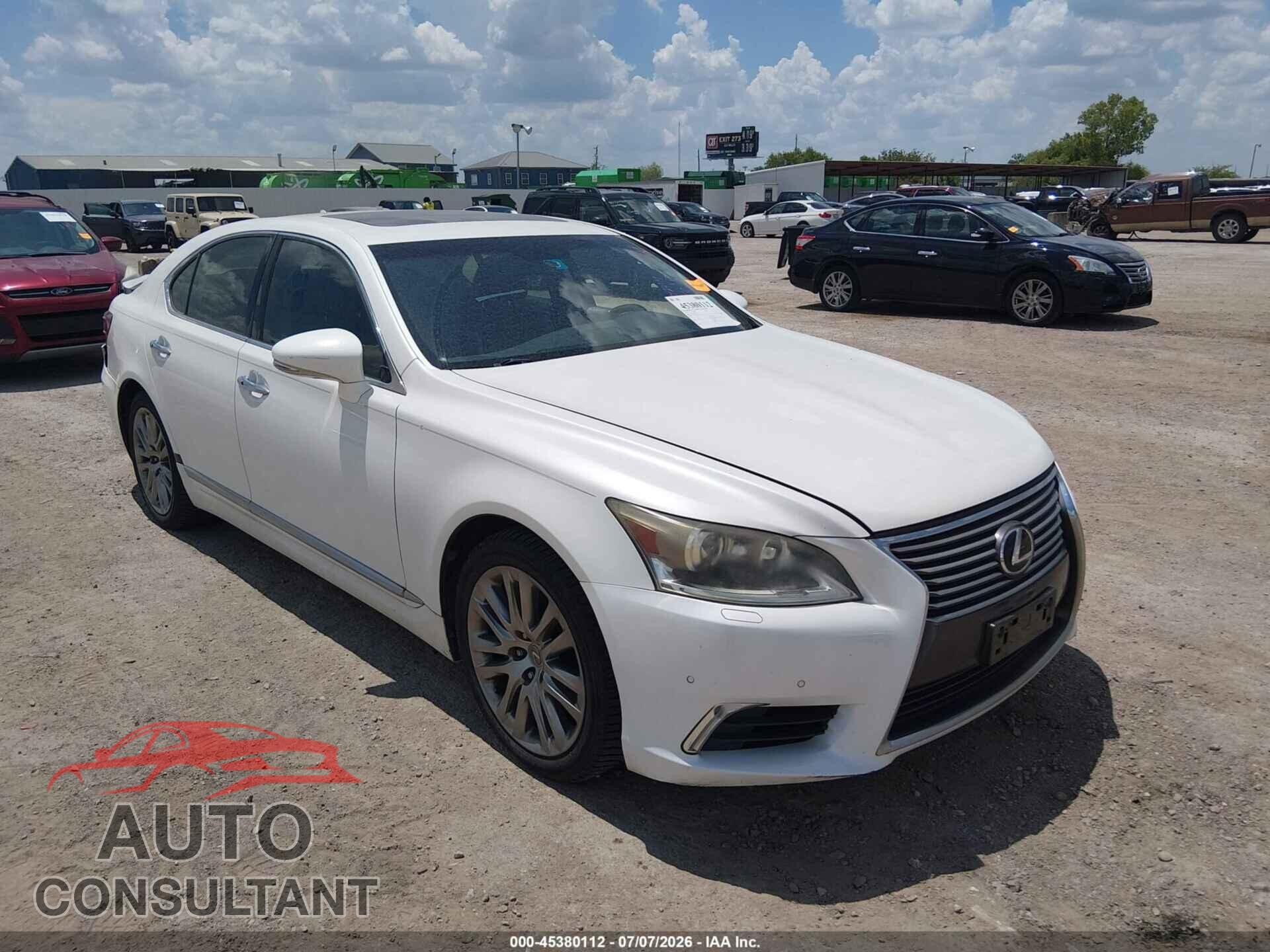 LEXUS LS 460 2013 - JTHBL5EF9D5124673