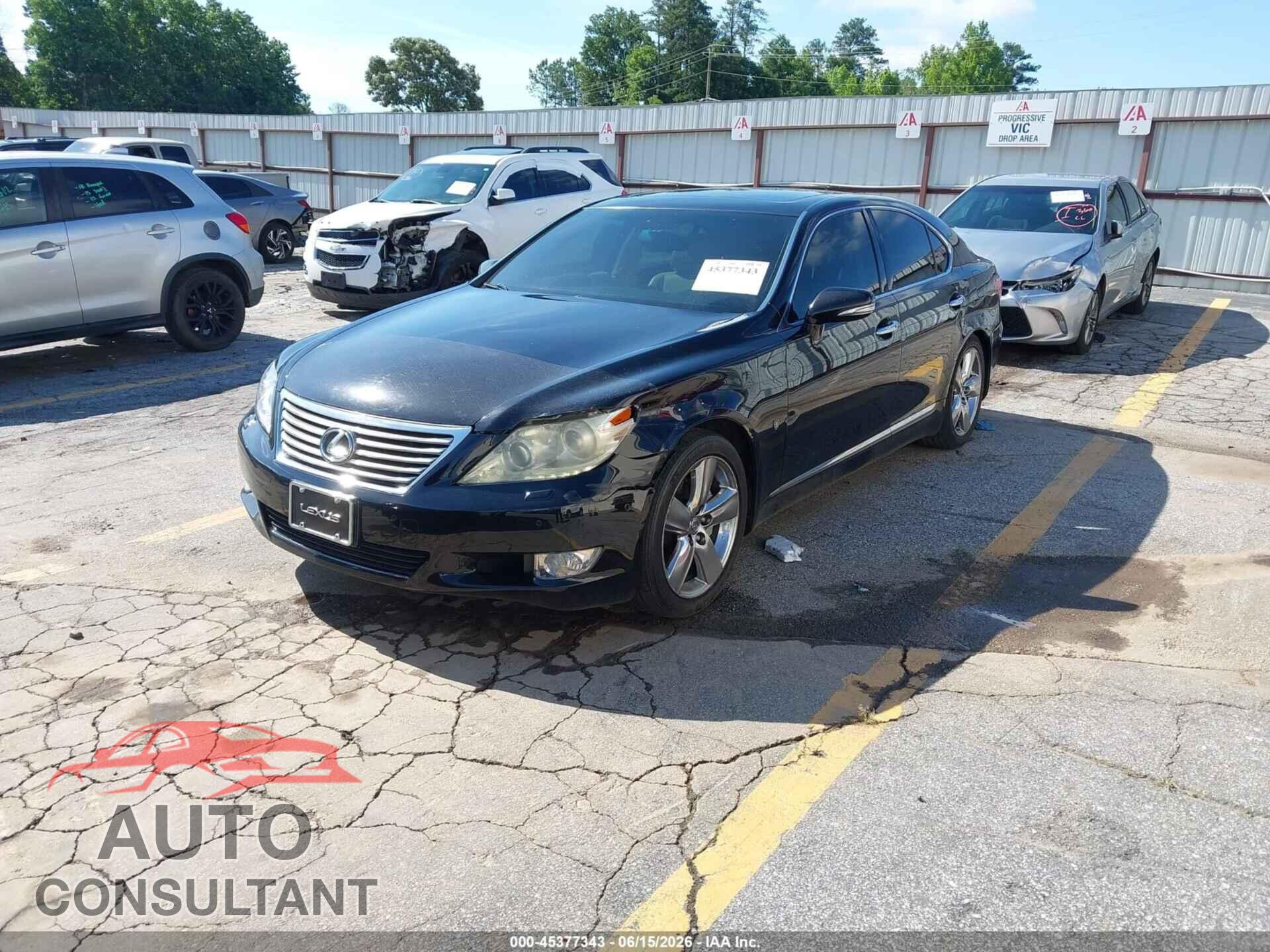 LEXUS LS 460 2010 - JTHBL5EF7A5094634