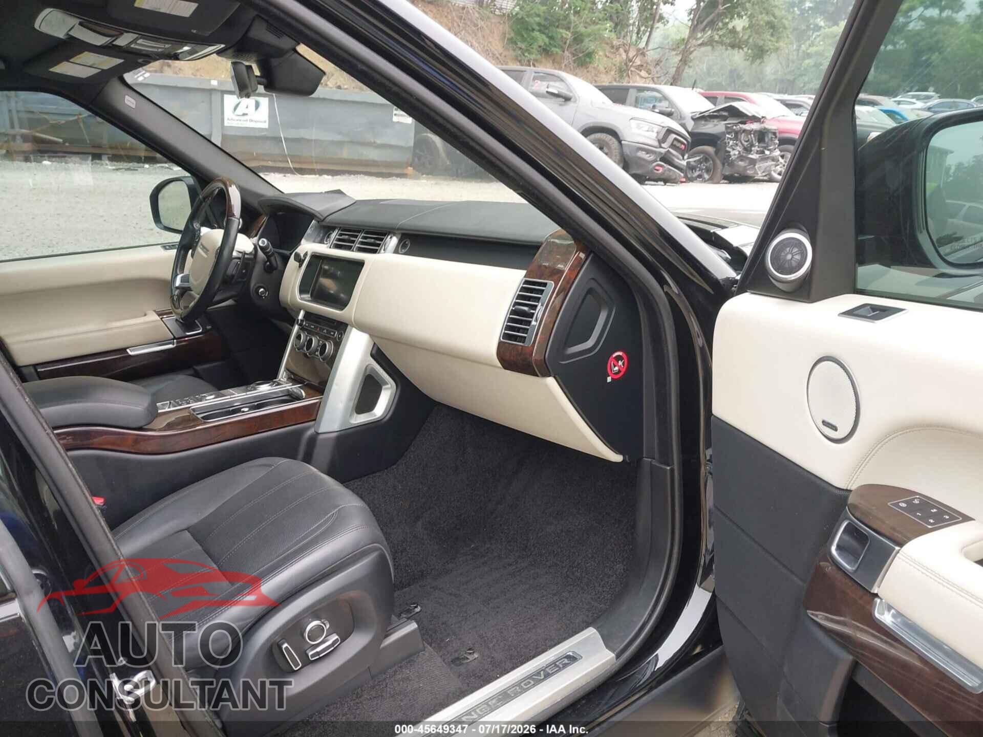 LAND ROVER RANGE ROVER 2017 - SALGS2FE9HA363354