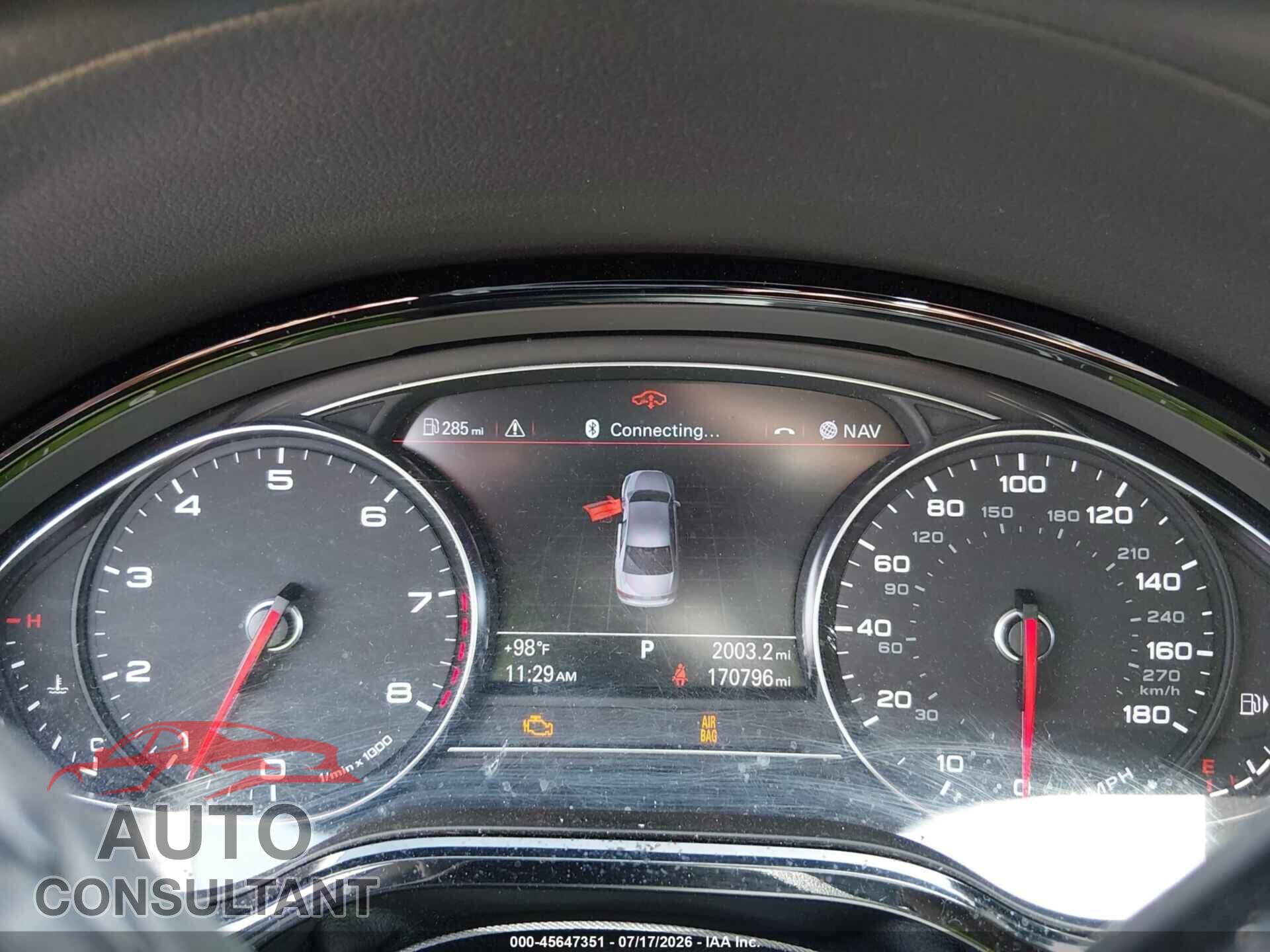 AUDI A8 L 2012 - WAURVAFDXCN001976