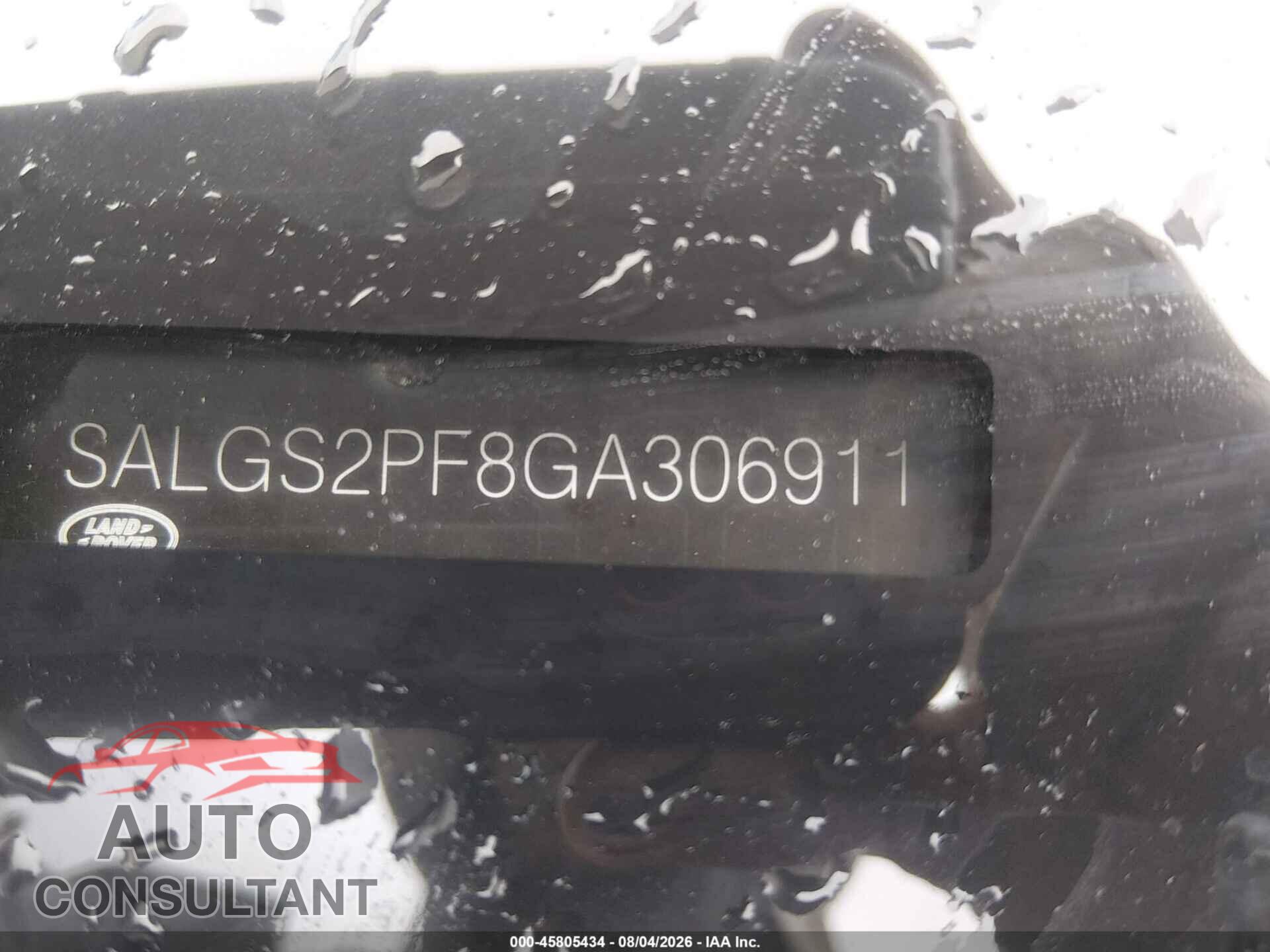 LAND ROVER RANGE ROVER 2016 - SALGS2PF8GA306911