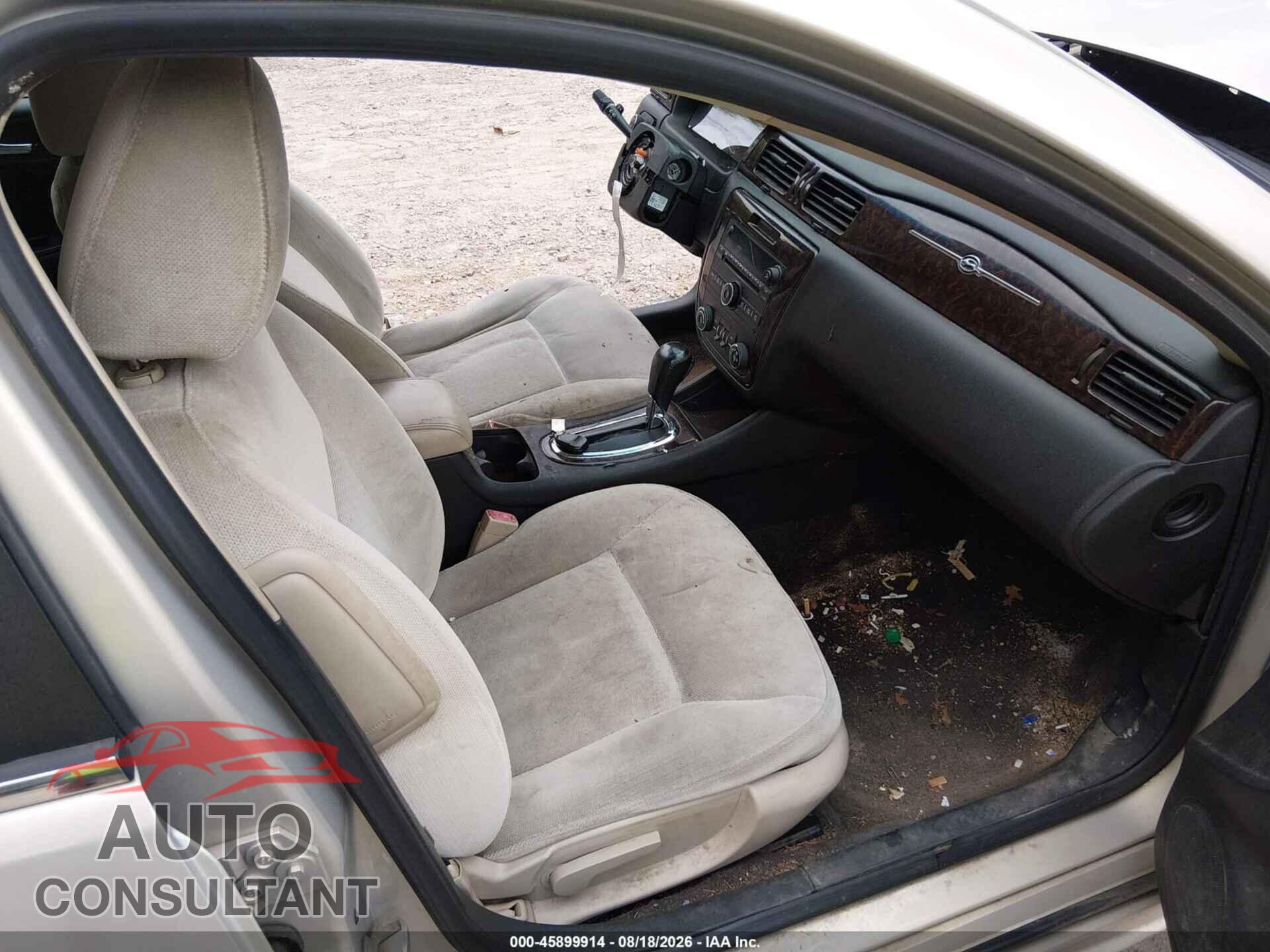 CHEVROLET IMPALA 2012 - 2G1WG5E35C1322835