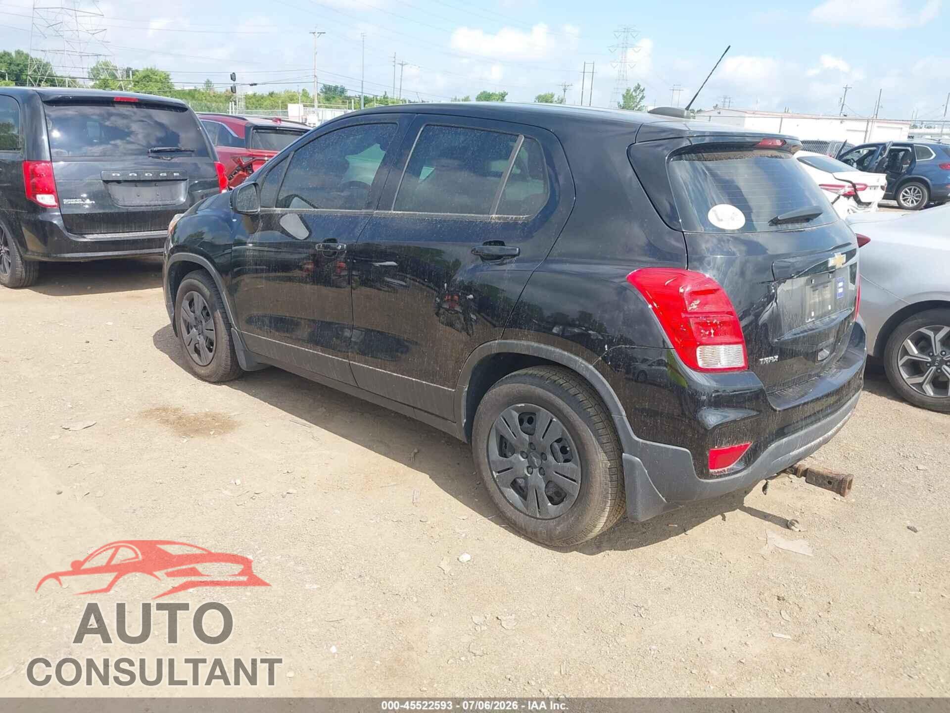 CHEVROLET TRAX 2017 - 3GNCJKSB3HL227452