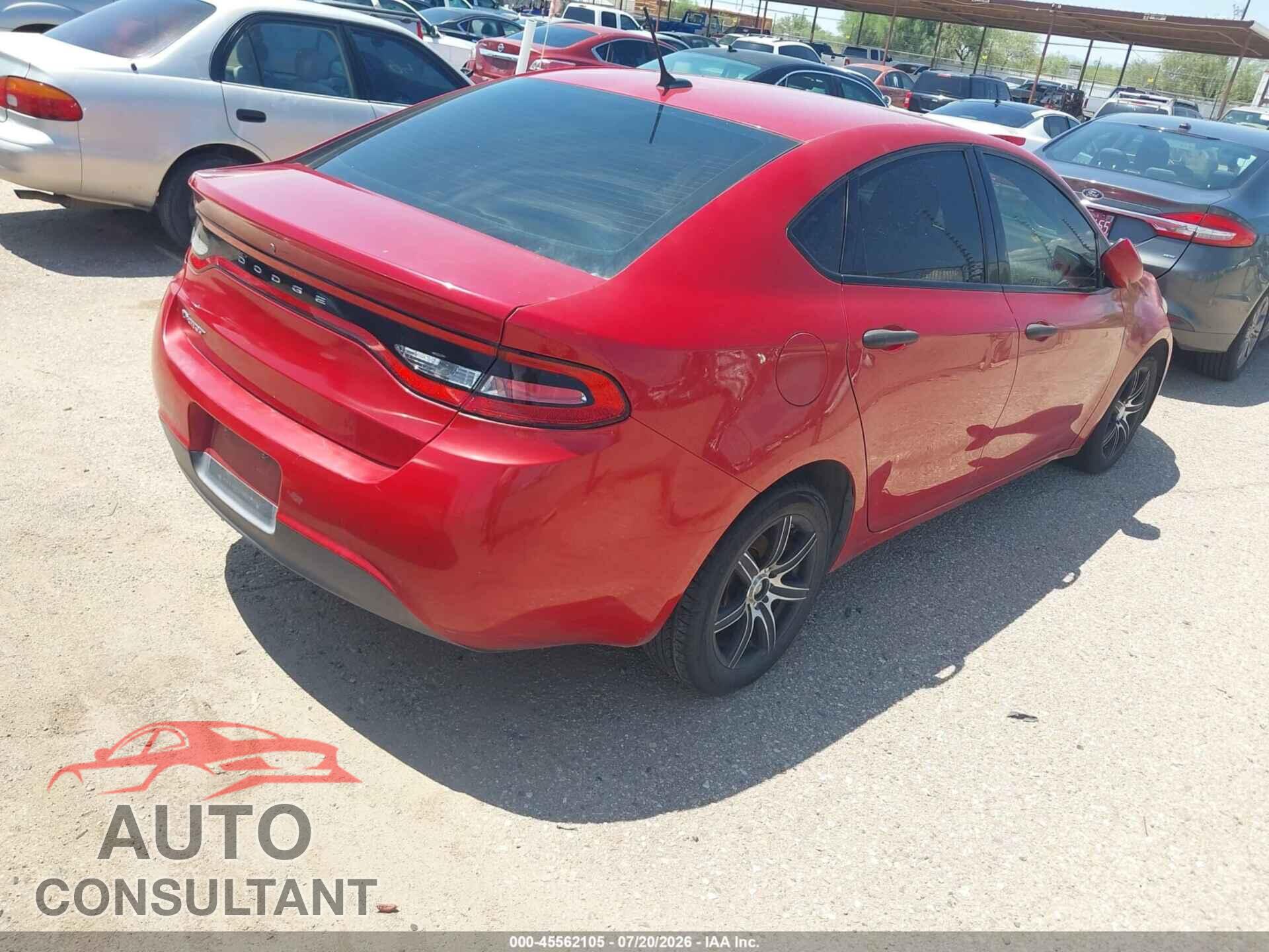 DODGE DART 2013 - 1C3CDFAA2DD345111