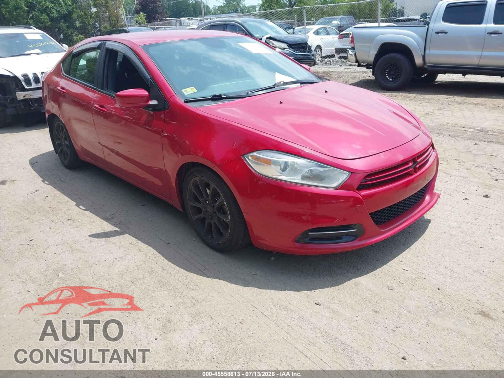 DODGE DART 2013 - 1C3CDFAH8DD292072