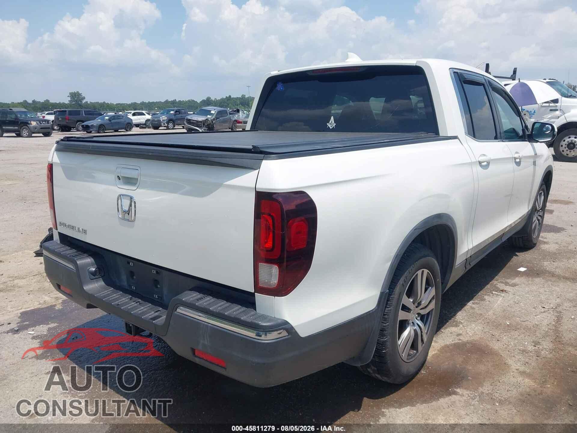 HONDA RIDGELINE 2017 - 5FPYK2F49HB010324