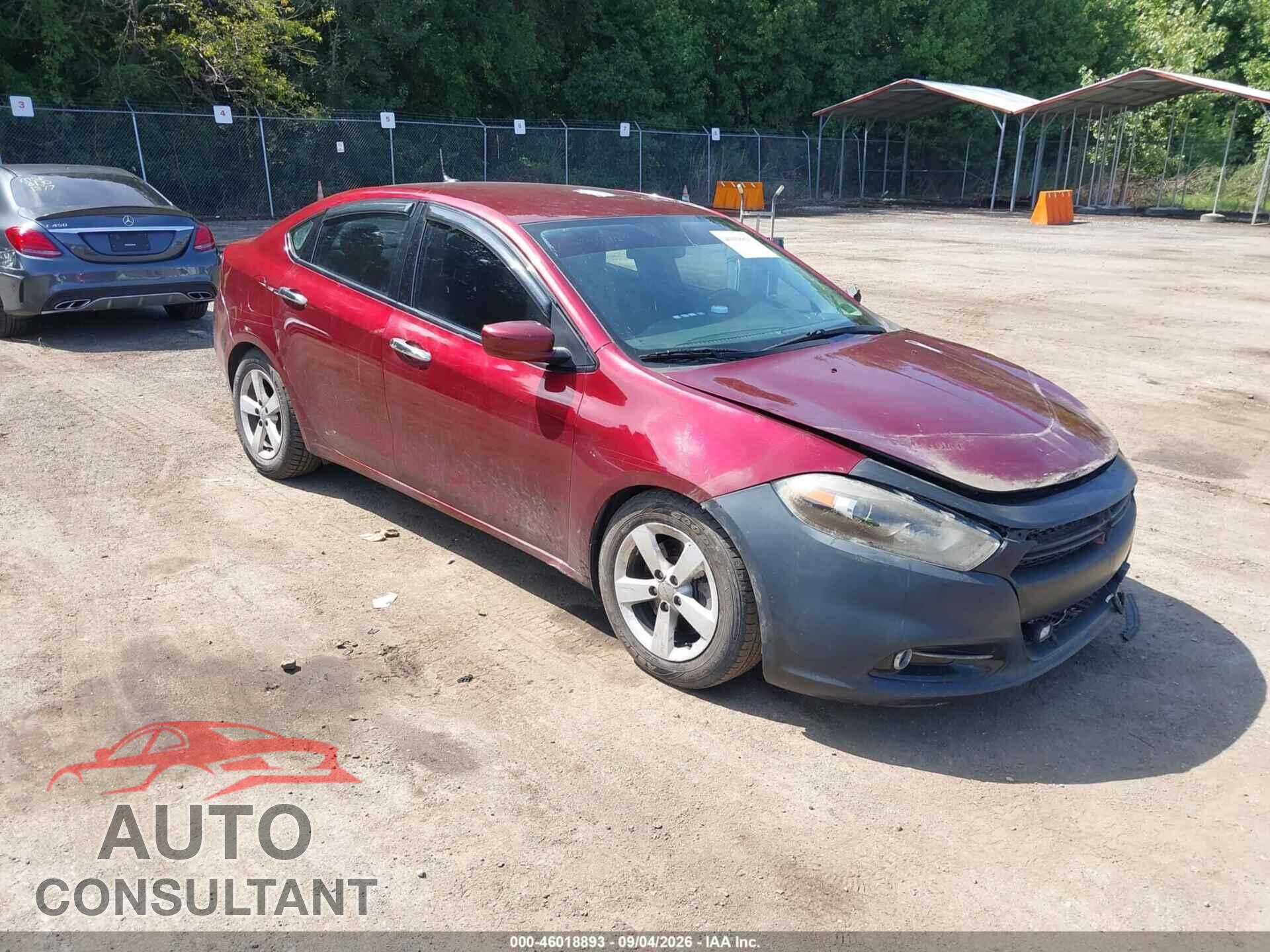 DODGE DART 2015 - 1C3CDFBB1FD351024
