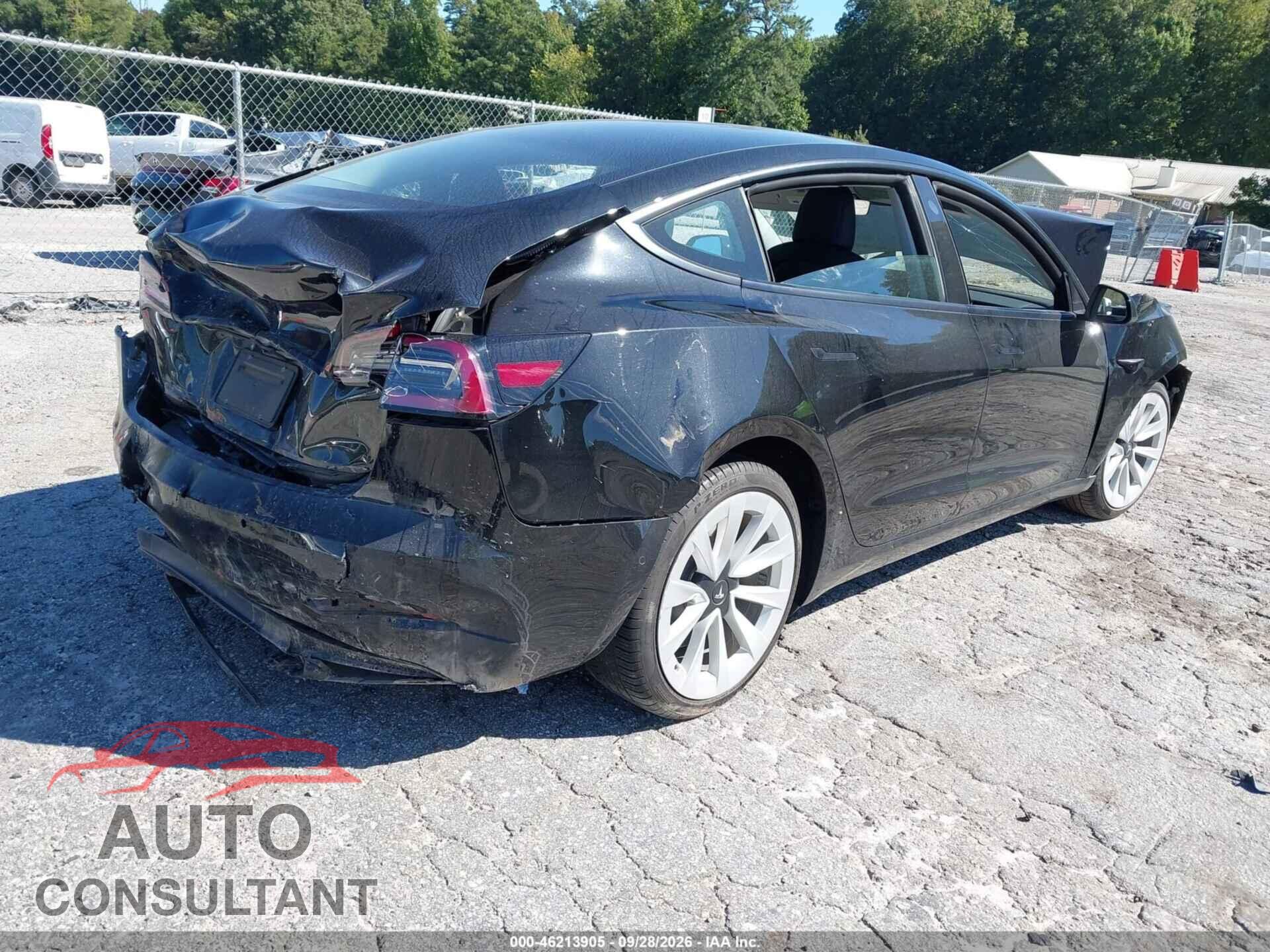 TESLA MODEL 3 2021 - 5YJ3E1EA1MF031836