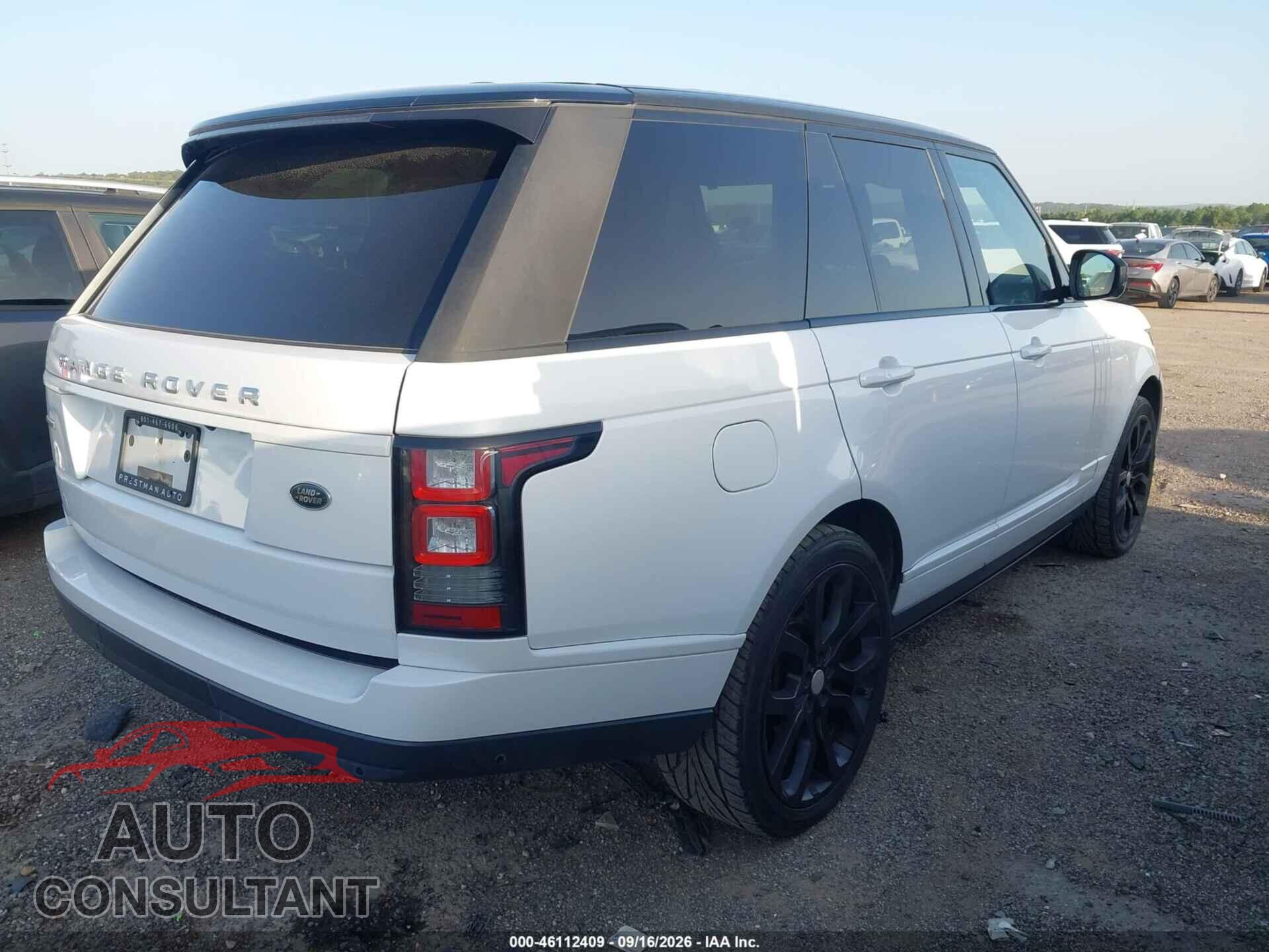 LAND ROVER RANGE ROVER 2015 - SALGS2TF4FA197089